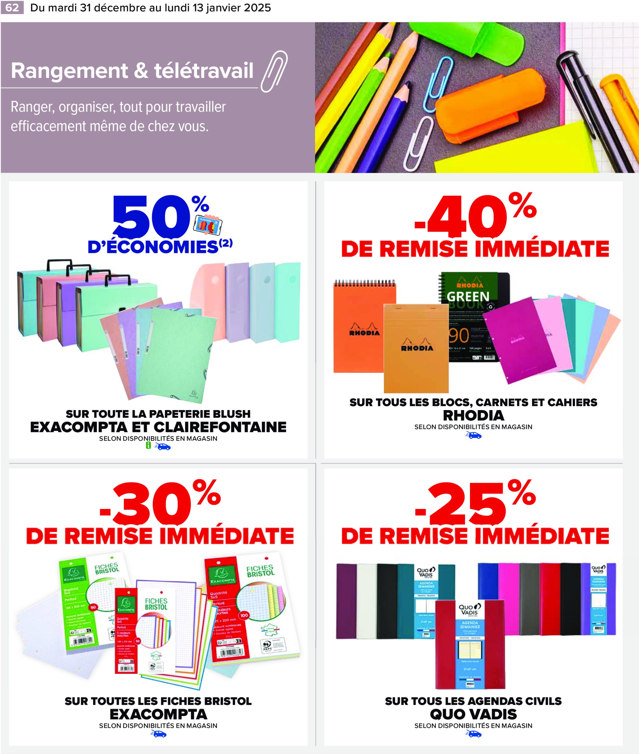 carrefour - Catalogue Carrefour valable dès 31/12 - 13/01 - page: 64