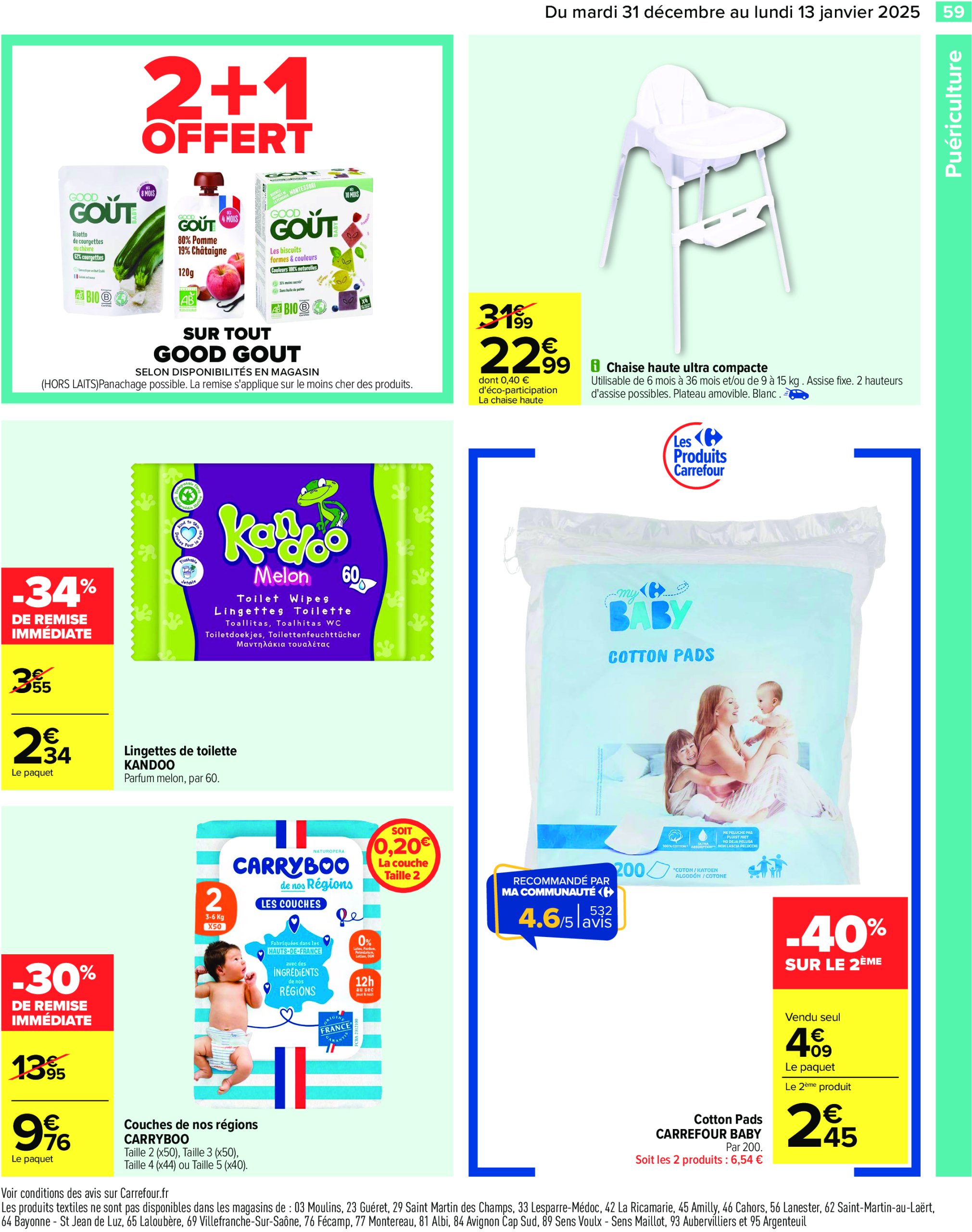 carrefour - Catalogue Carrefour valable dès 31/12 - 13/01 - page: 61