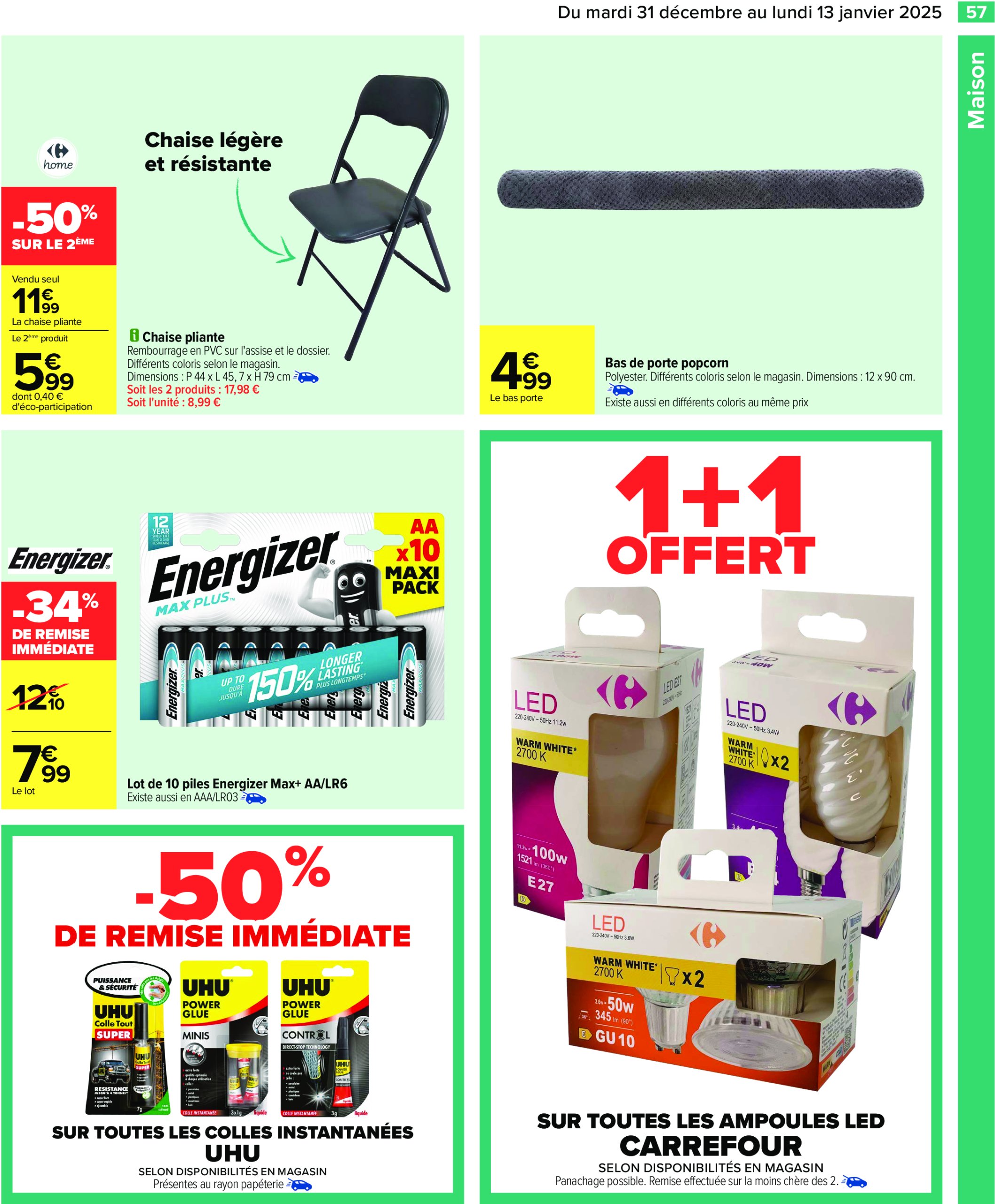 carrefour - Catalogue Carrefour valable dès 31/12 - 13/01 - page: 59