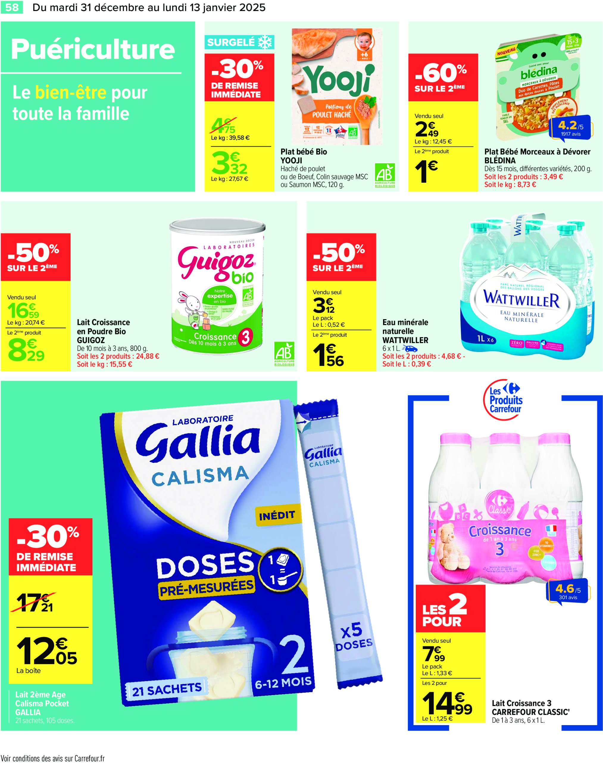 carrefour - Catalogue Carrefour valable dès 31/12 - 13/01 - page: 60