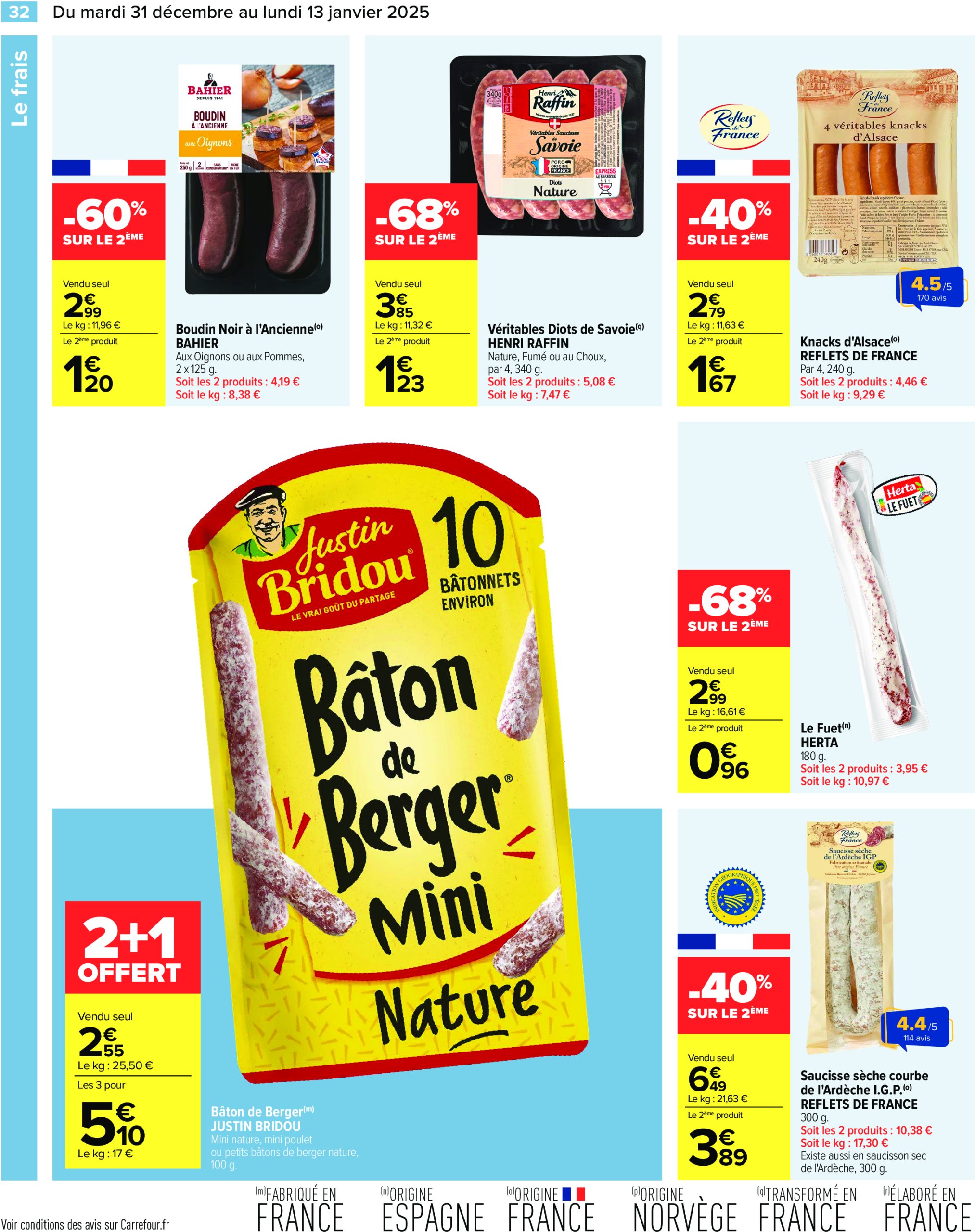 carrefour - Catalogue Carrefour valable dès 31/12 - 13/01 - page: 34