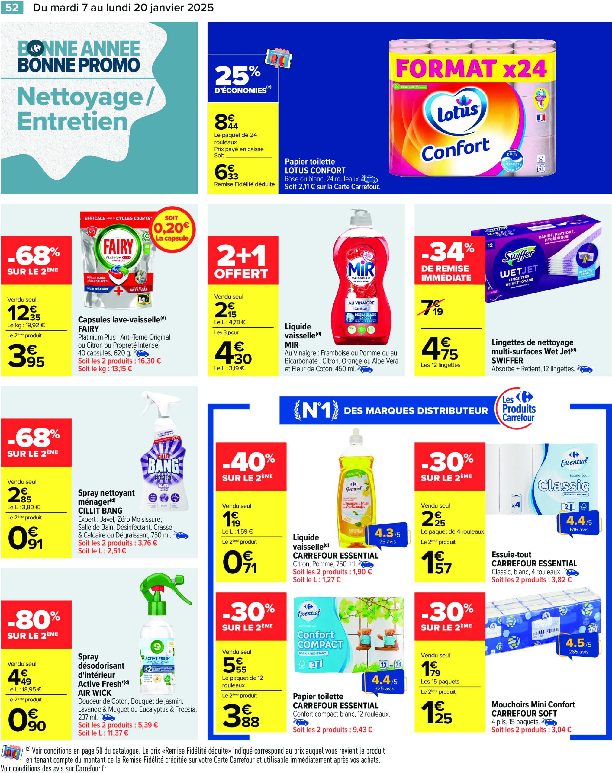 carrefour - Catalogue Carrefour valable dès 07/01 - 20/01 - page: 54