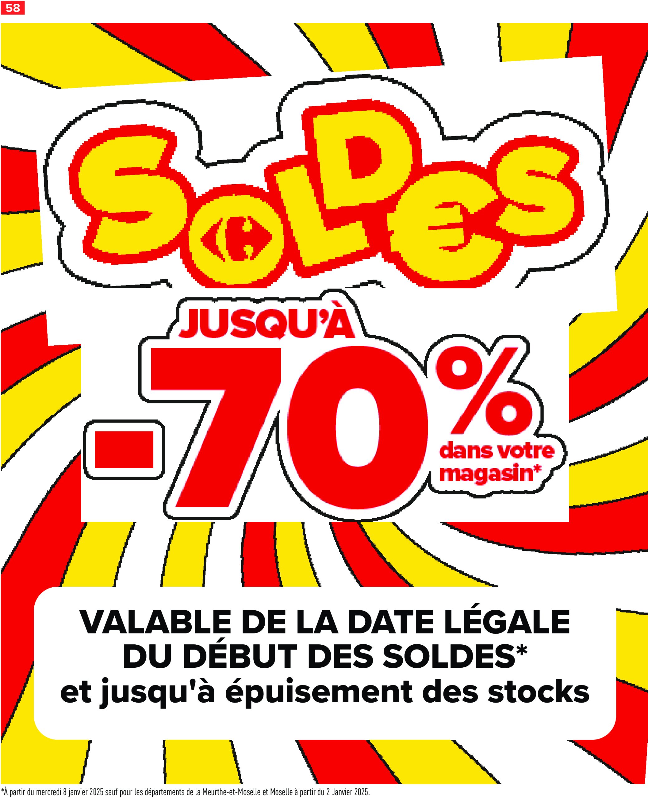 carrefour - Catalogue Carrefour valable dès 07/01 - 20/01 - page: 60