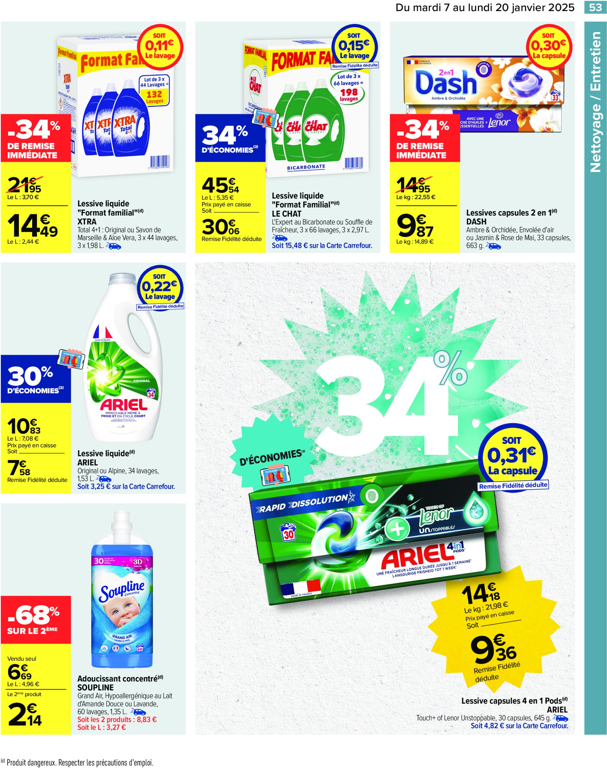 carrefour - Catalogue Carrefour valable dès 07/01 - 20/01 - page: 55