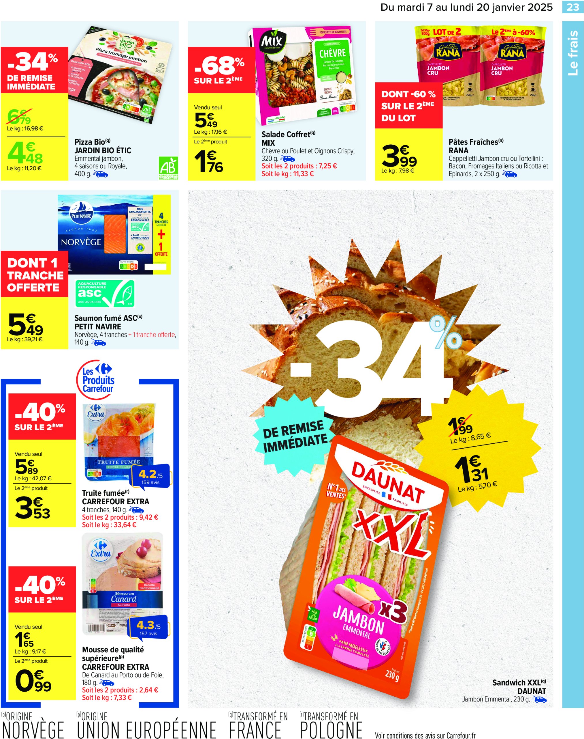 carrefour - Catalogue Carrefour valable dès 07/01 - 20/01 - page: 25