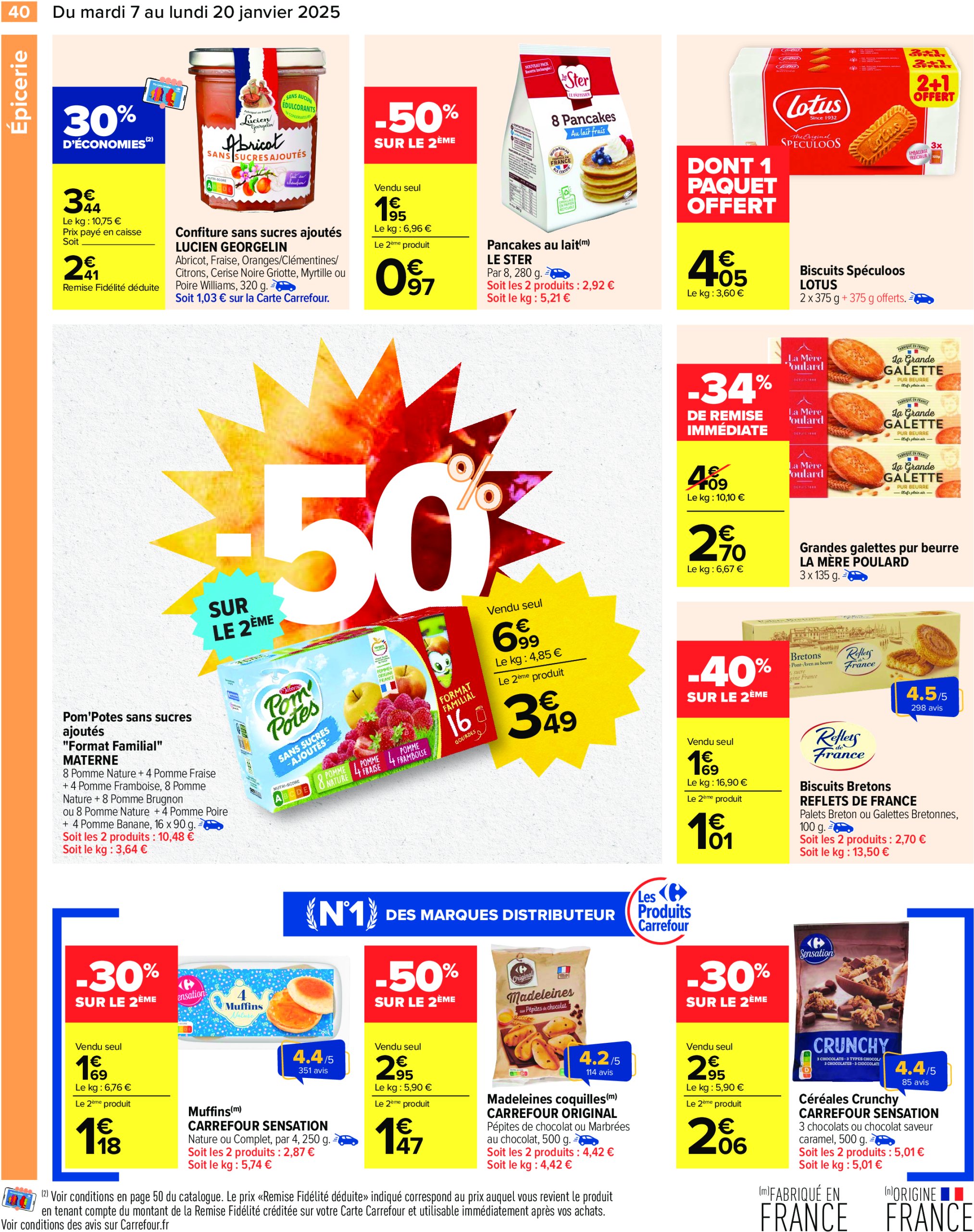 carrefour - Catalogue Carrefour valable dès 07/01 - 20/01 - page: 42