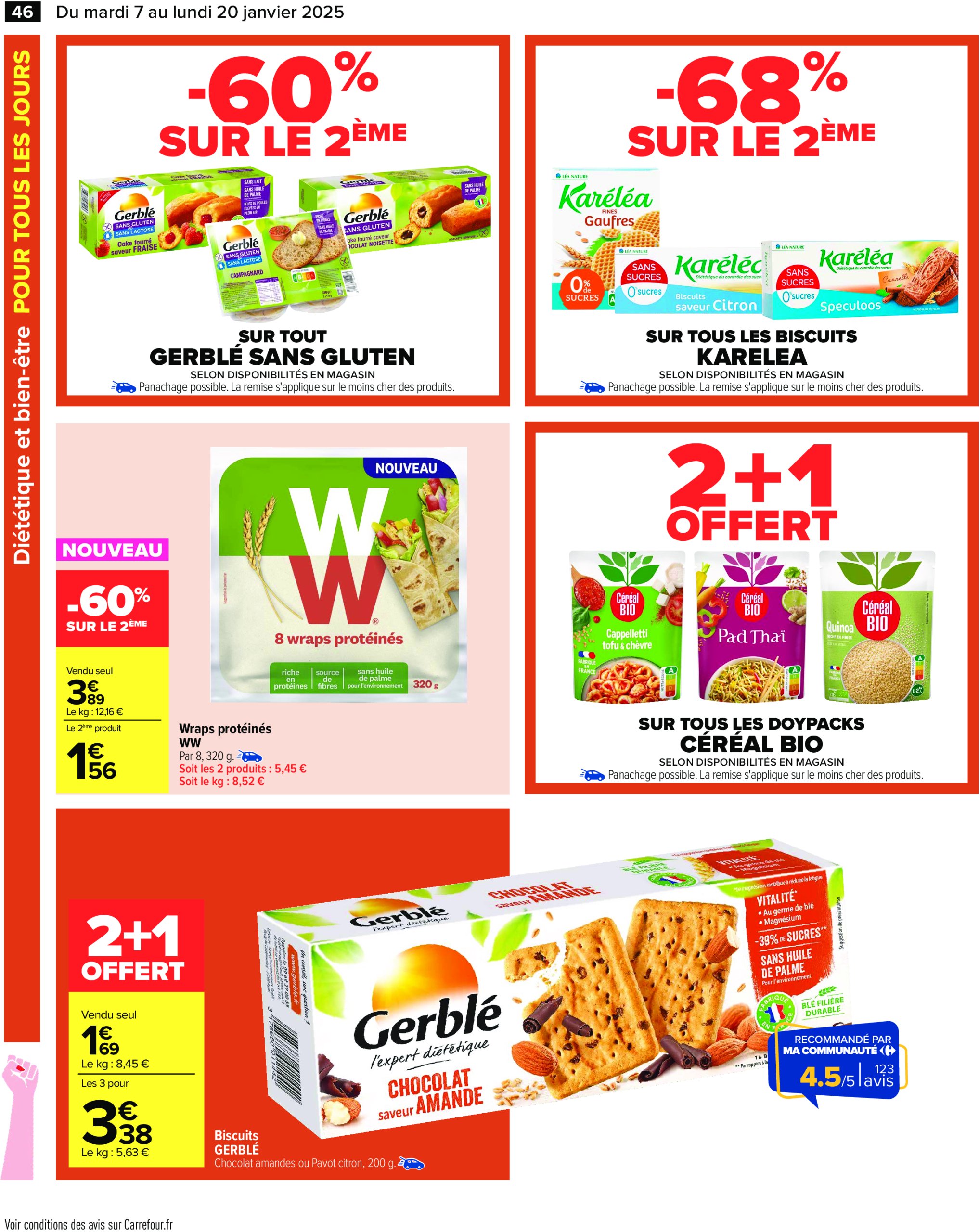 carrefour - Catalogue Carrefour valable dès 07/01 - 20/01 - page: 48