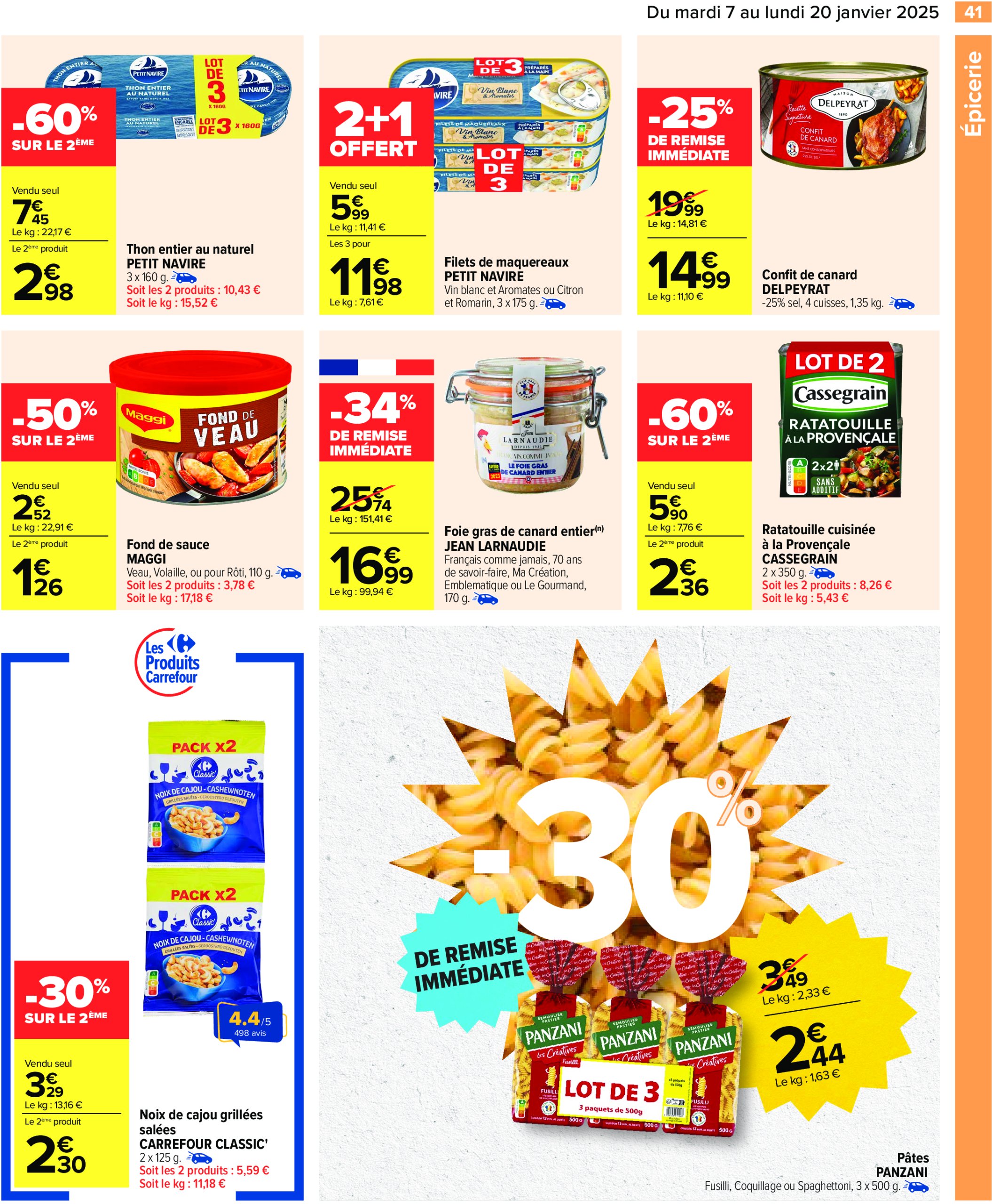 carrefour - Catalogue Carrefour valable dès 07/01 - 20/01 - page: 43