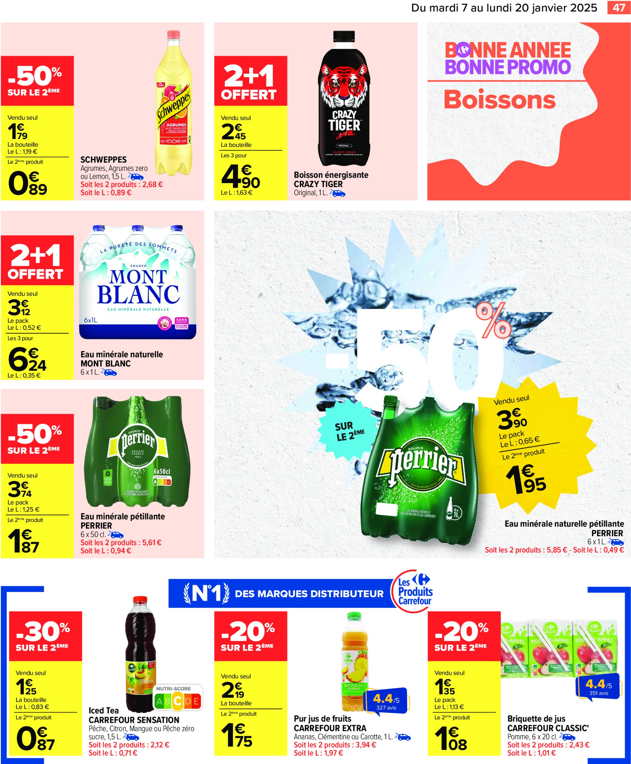 carrefour - Catalogue Carrefour valable dès 07/01 - 20/01 - page: 49