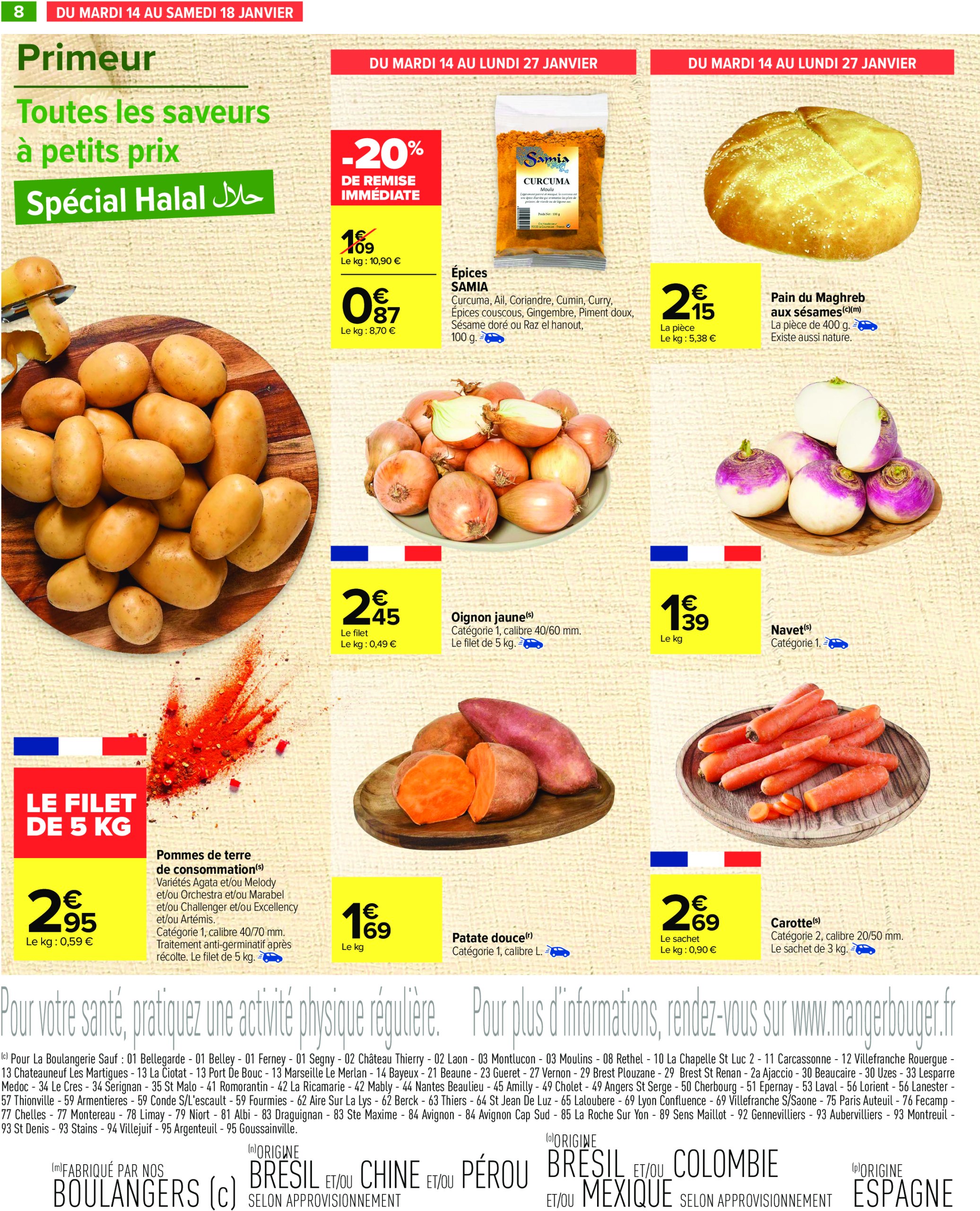 carrefour - Catalogue Carrefour - Les Petits Prix Halal valable dès 14/01 - 27/01 - page: 10