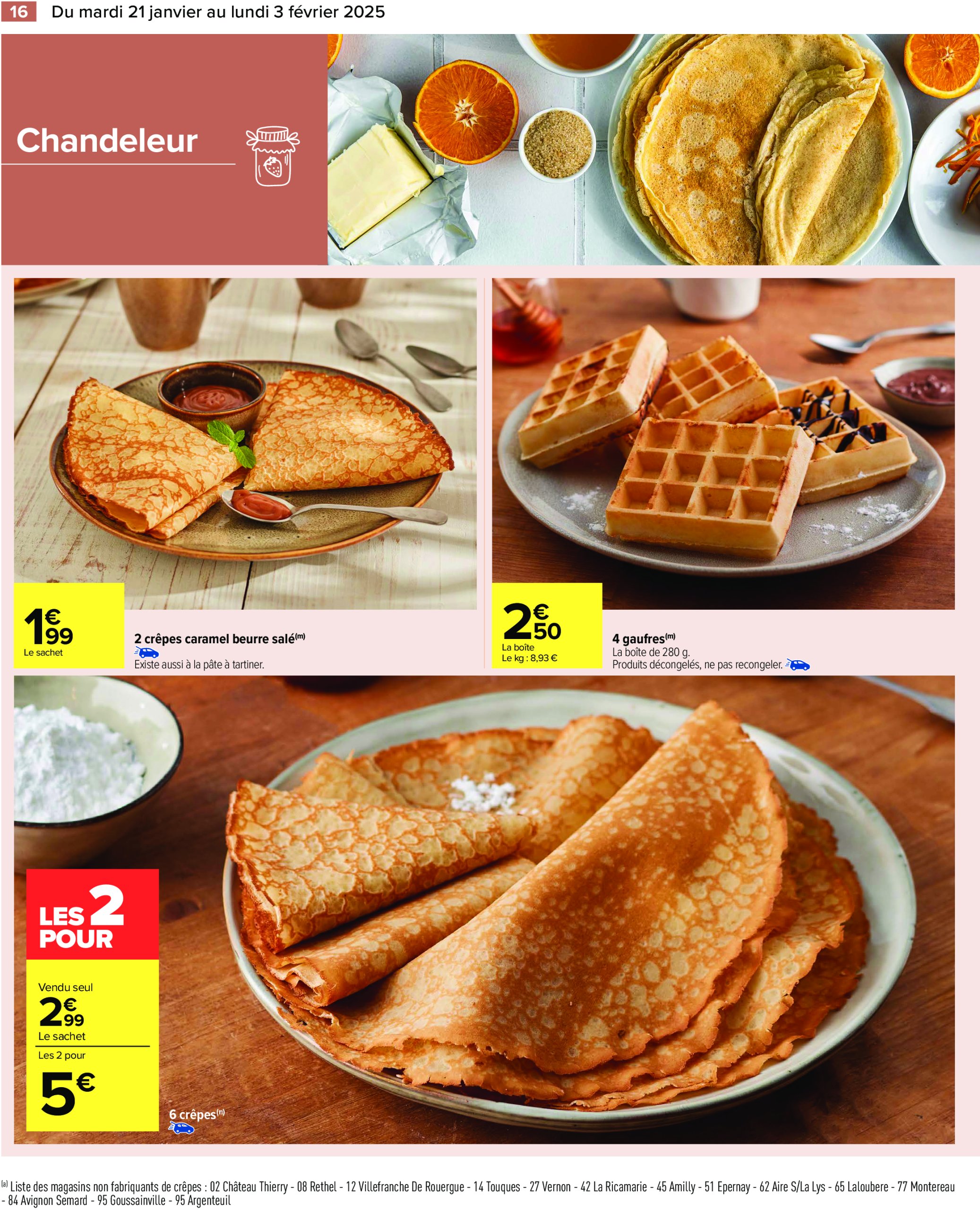 carrefour - Catalogue Carrefour - Chandeleur valable dès 21/01 - 03/02 - page: 18