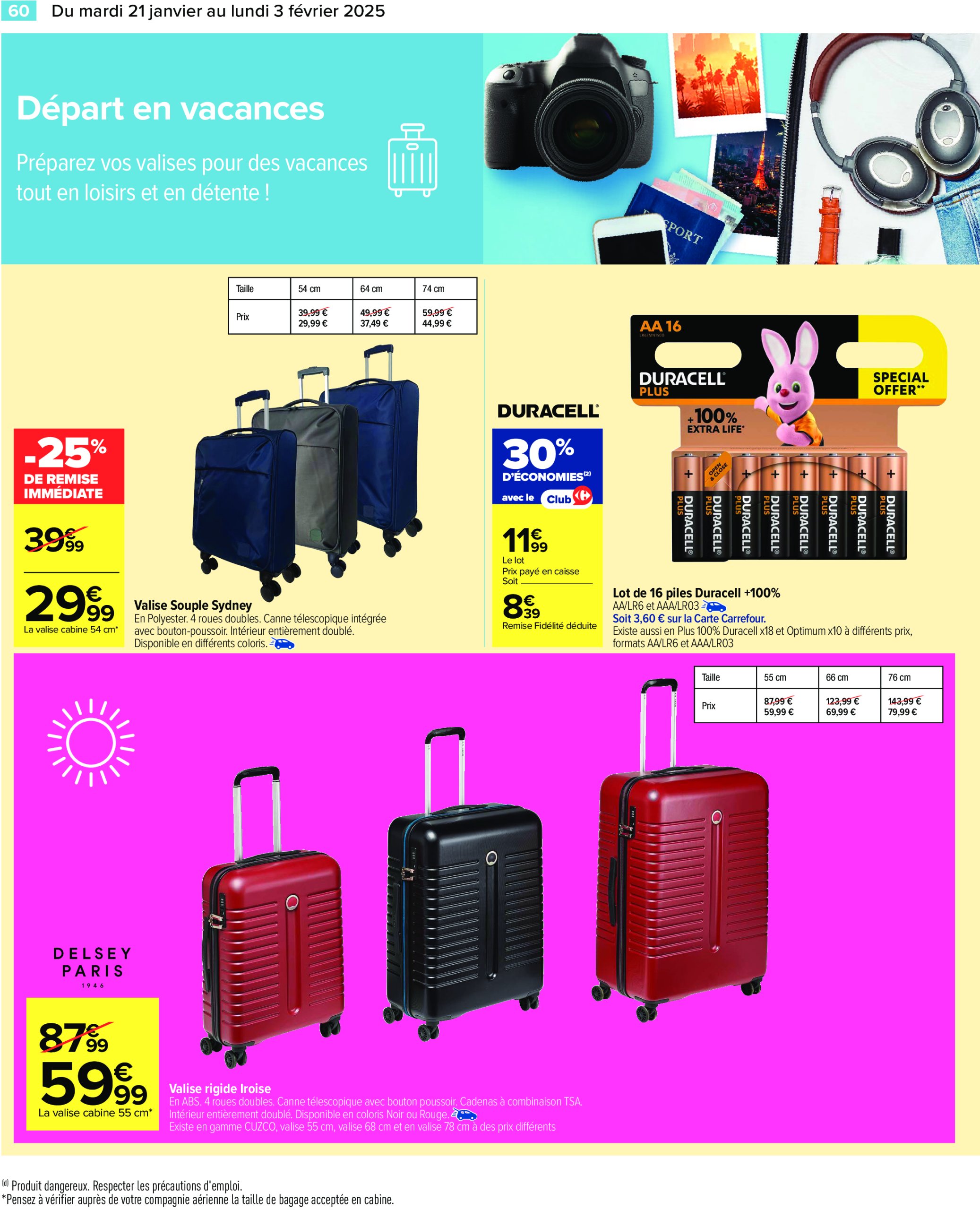 carrefour - Catalogue Carrefour valable dès 21/01 - 03/02 - page: 62