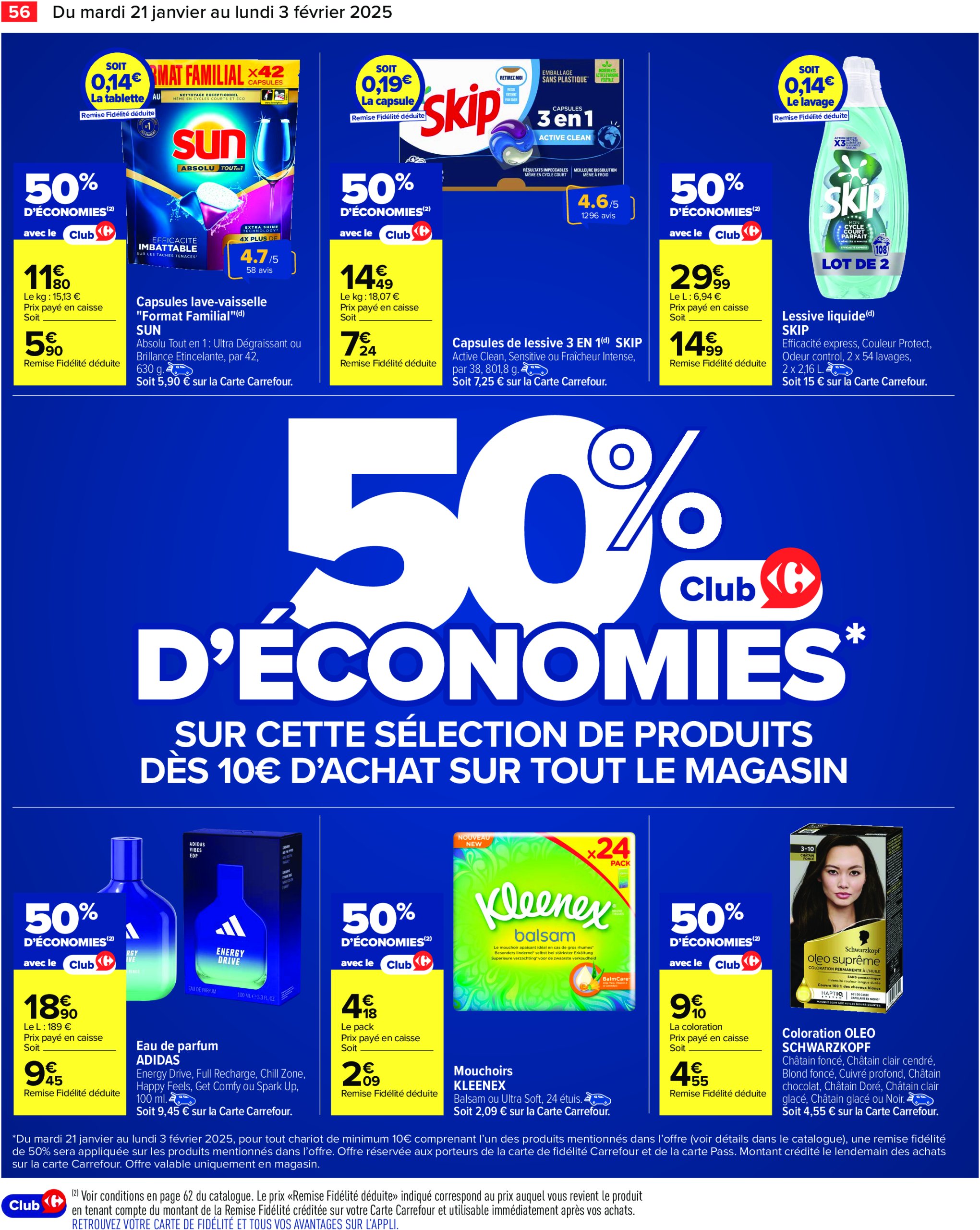 carrefour - Catalogue Carrefour valable dès 21/01 - 03/02 - page: 58