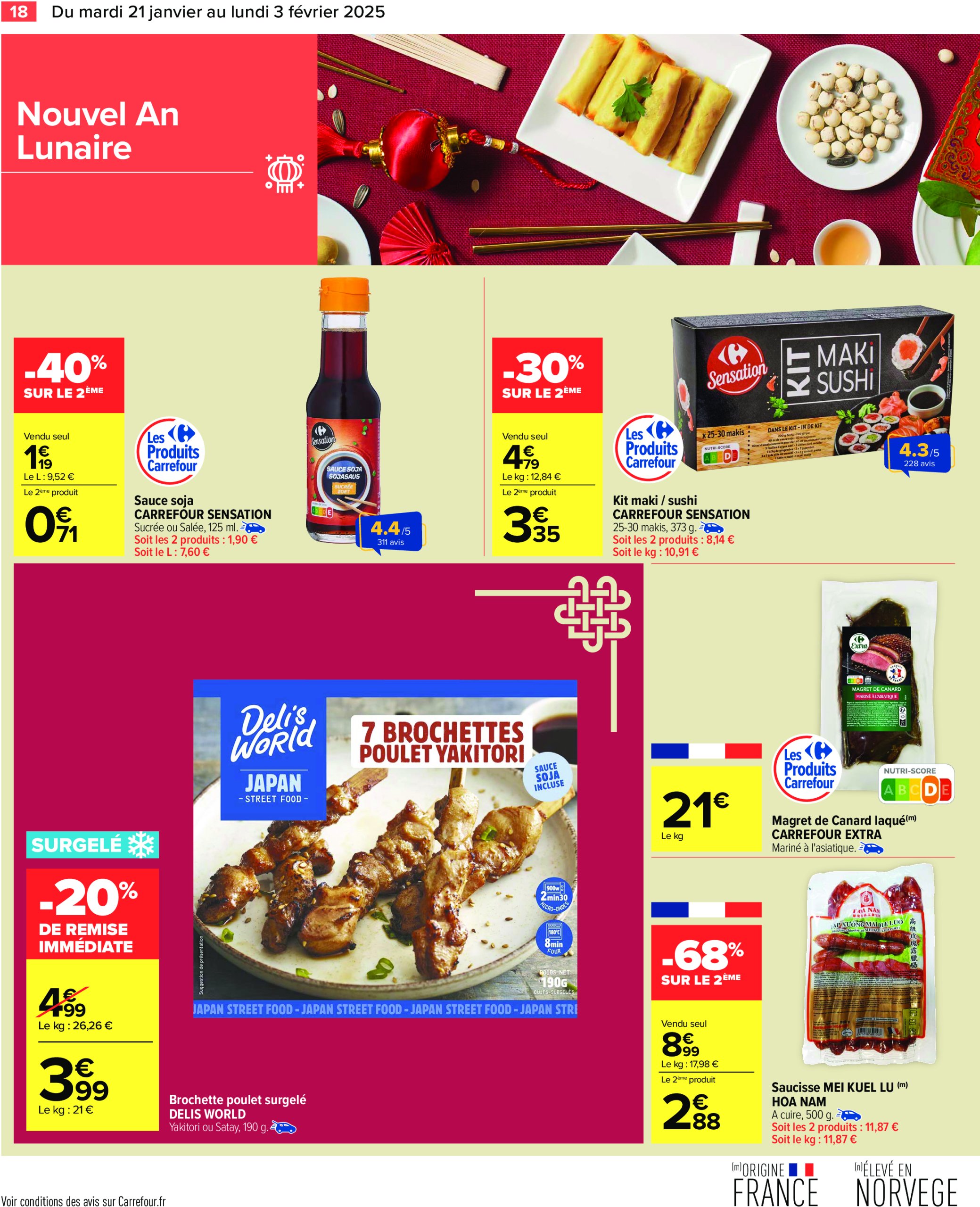 carrefour - Catalogue Carrefour valable dès 21/01 - 03/02 - page: 20