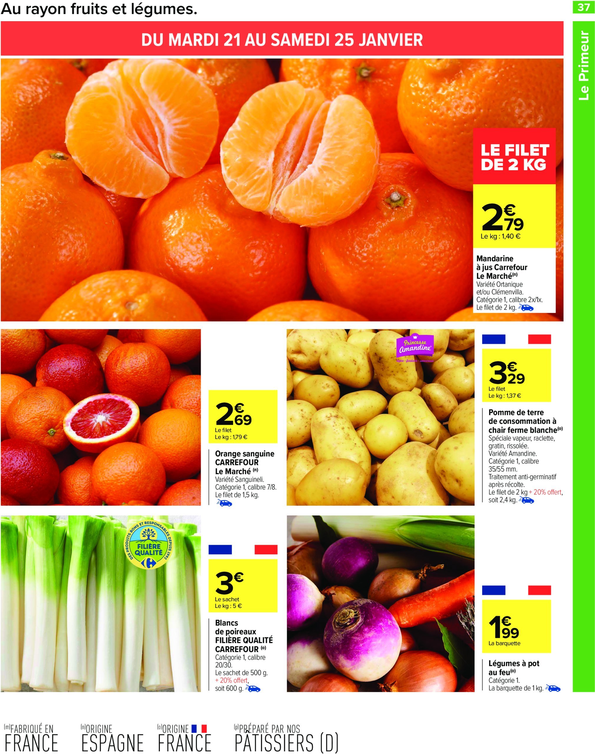 carrefour - Catalogue Carrefour valable dès 21/01 - 03/02 - page: 39