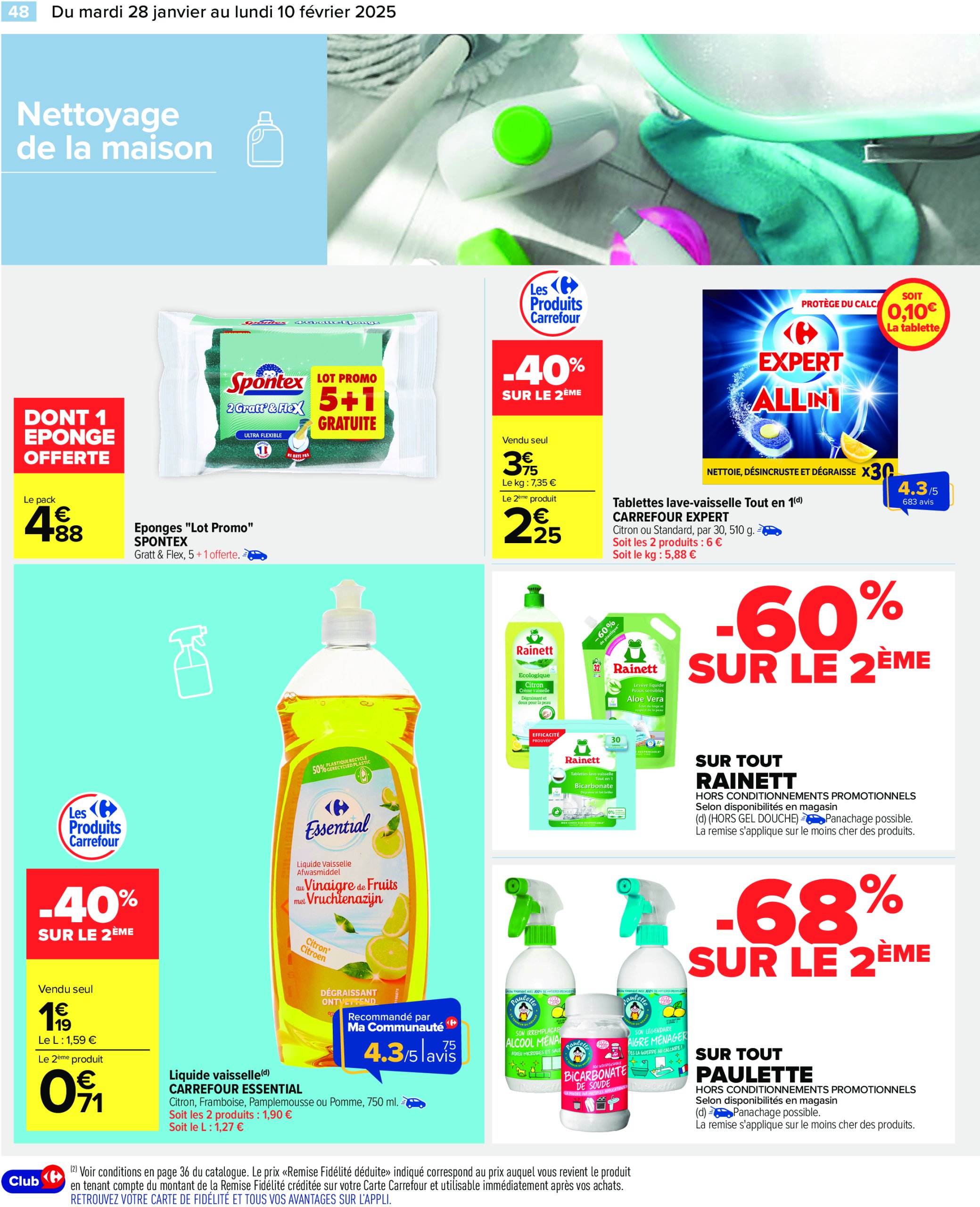 carrefour - Catalogue Carrefour valable dès 28/01 - 10/02 - page: 50