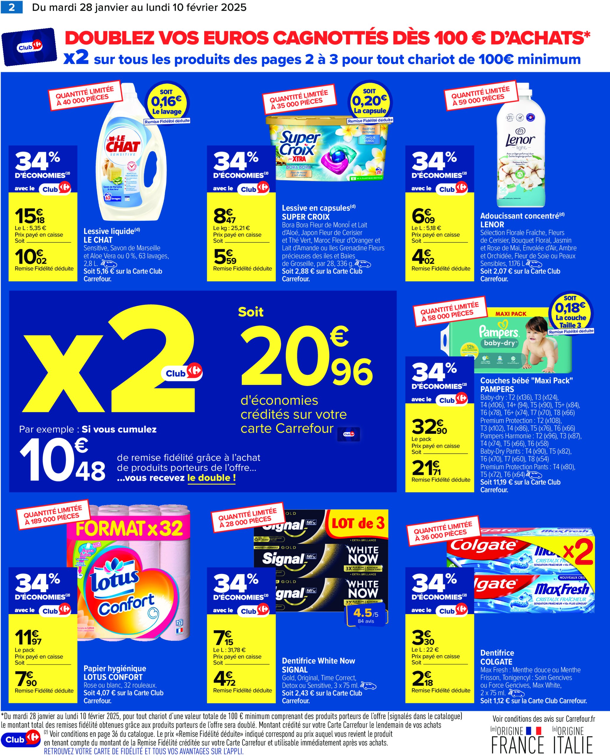 carrefour - Catalogue Carrefour valable dès 28/01 - 10/02 - page: 4