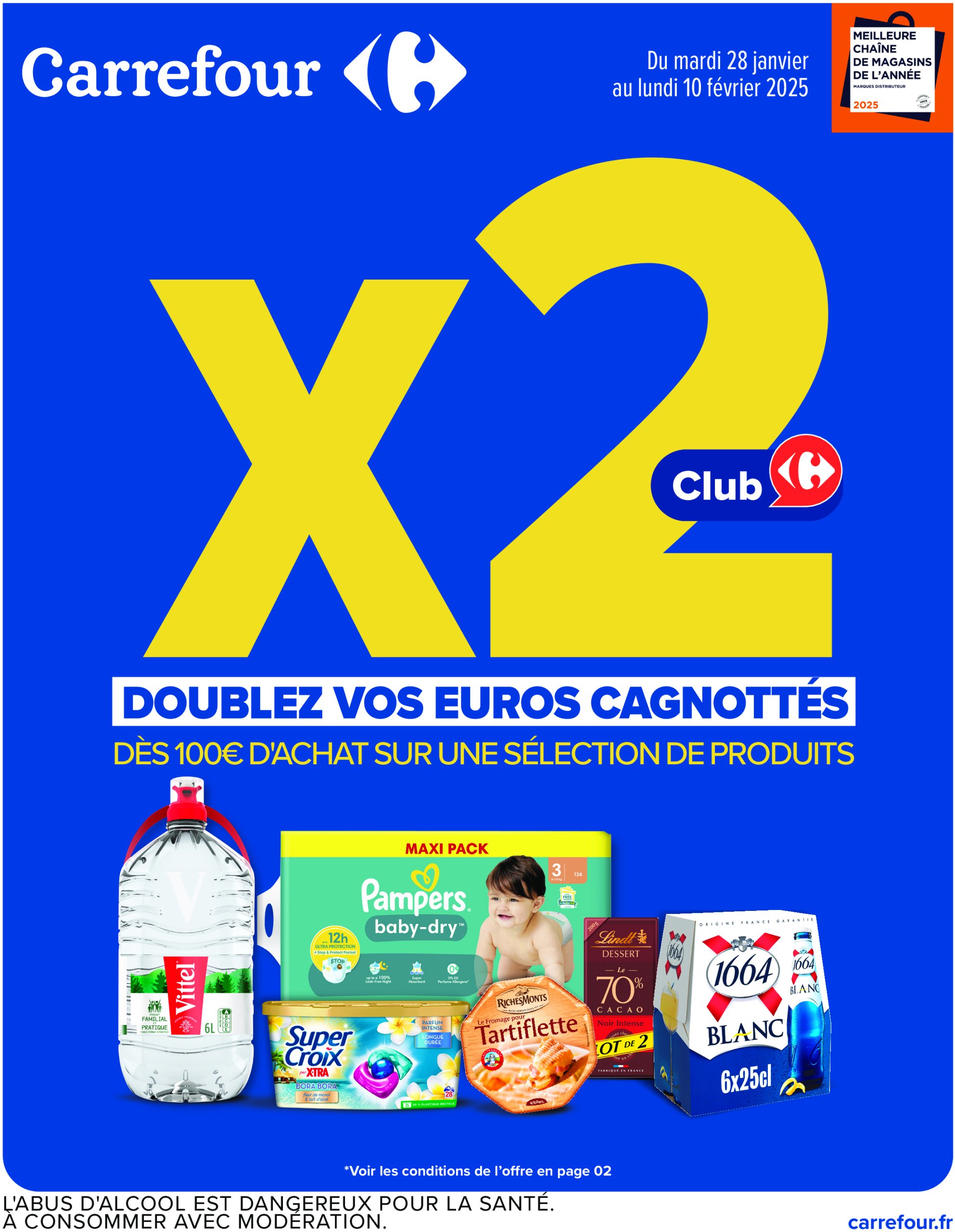 carrefour - Catalogue Carrefour valable dès 28/01 - 10/02 - page: 1