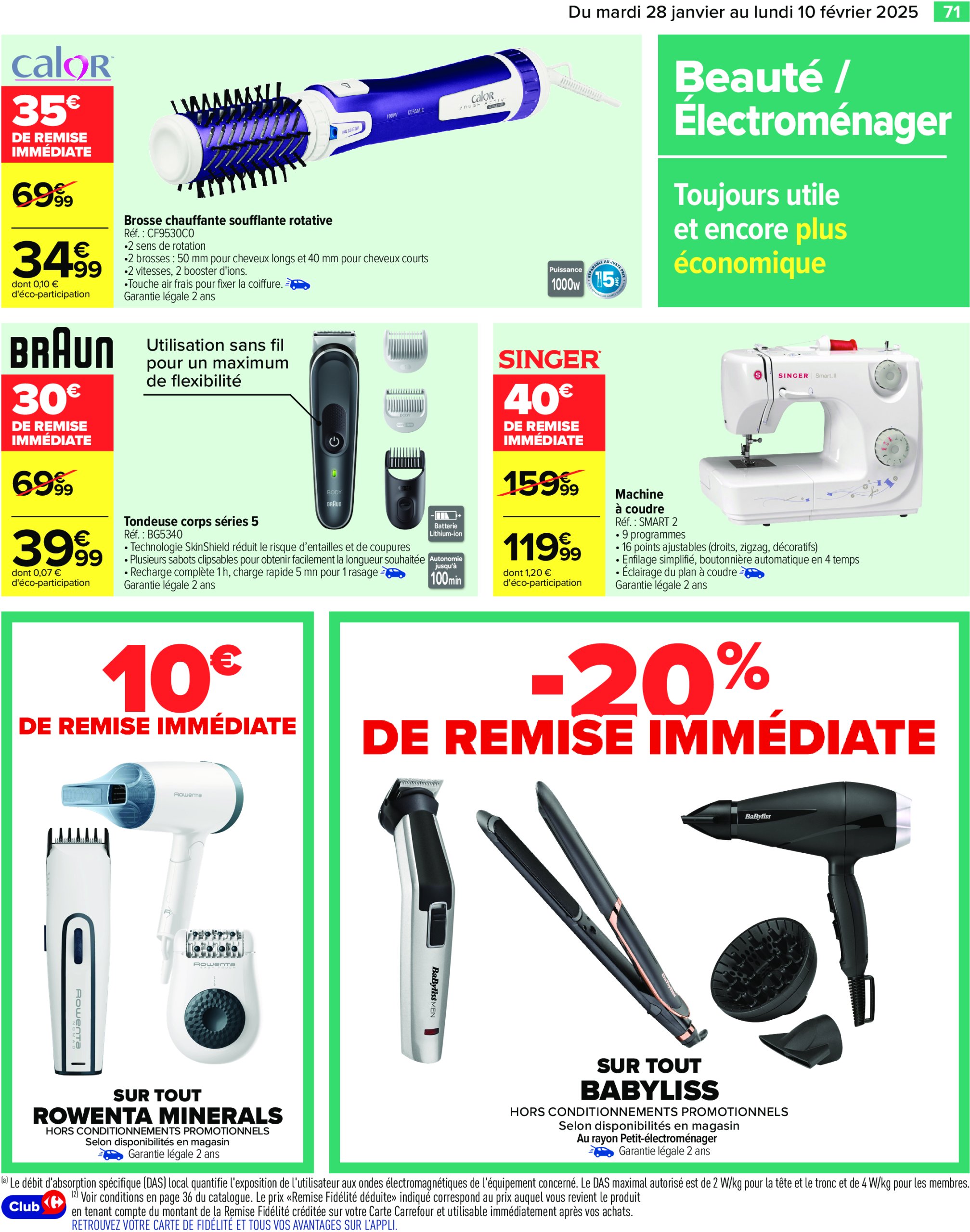 carrefour - Catalogue Carrefour valable dès 28/01 - 10/02 - page: 73