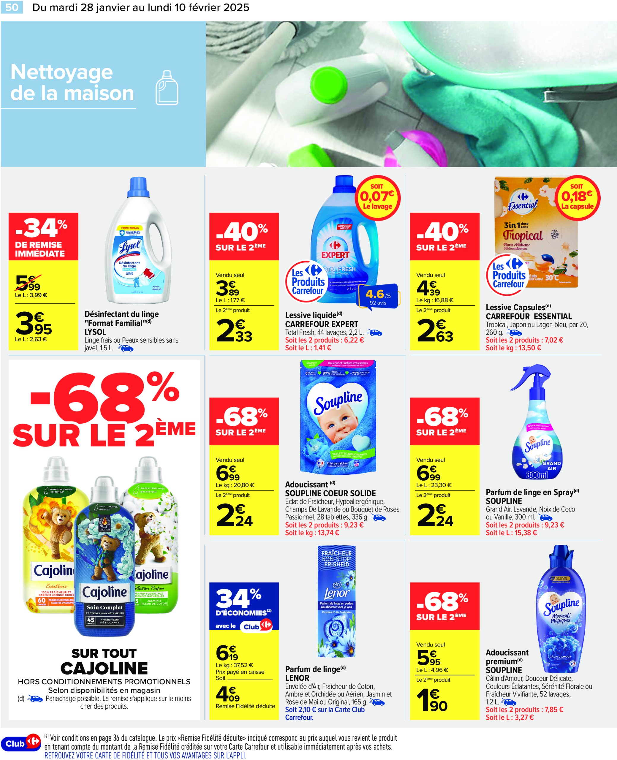 carrefour - Catalogue Carrefour valable dès 28/01 - 10/02 - page: 52