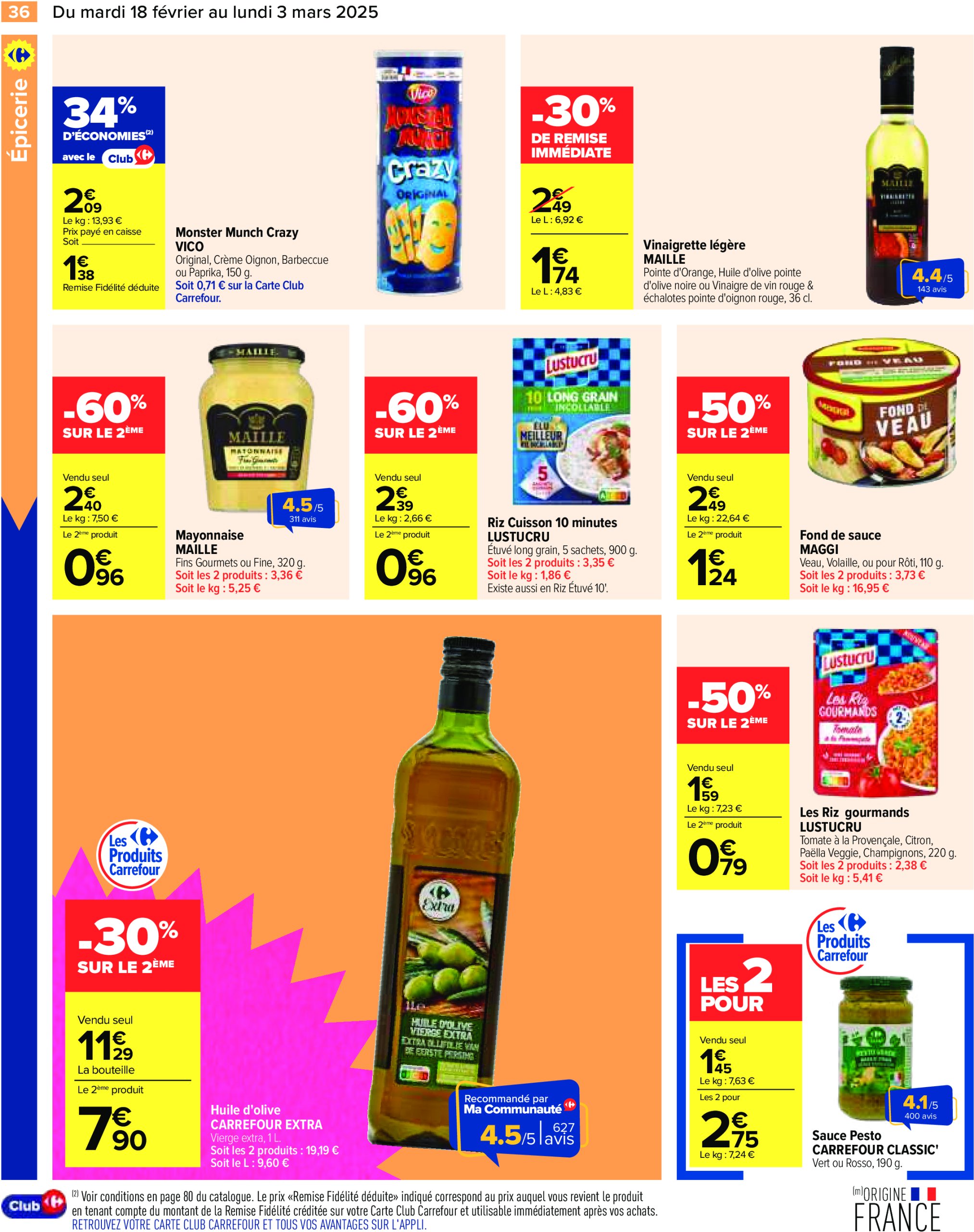 carrefour - Catalogue Carrefour valable dès 18/02 - 03/03 - page: 38