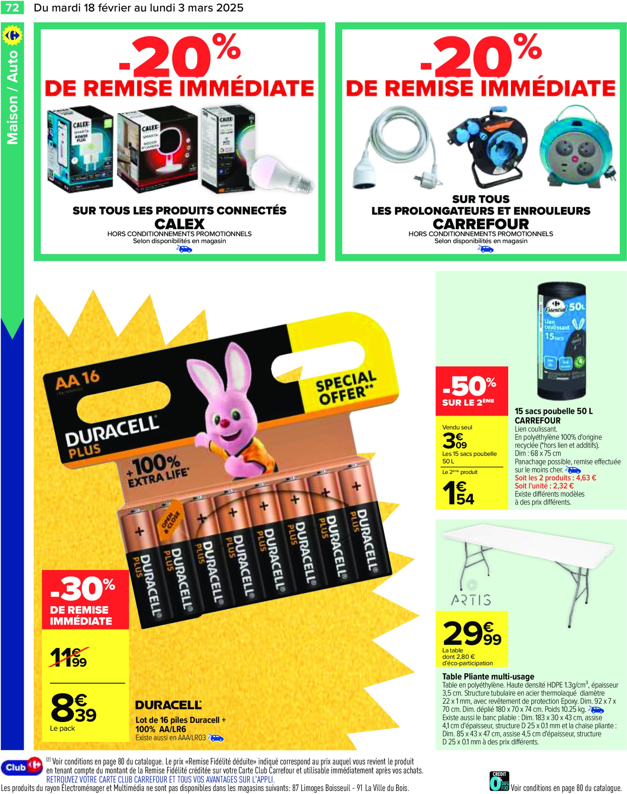 carrefour - Catalogue Carrefour valable dès 18/02 - 03/03 - page: 74