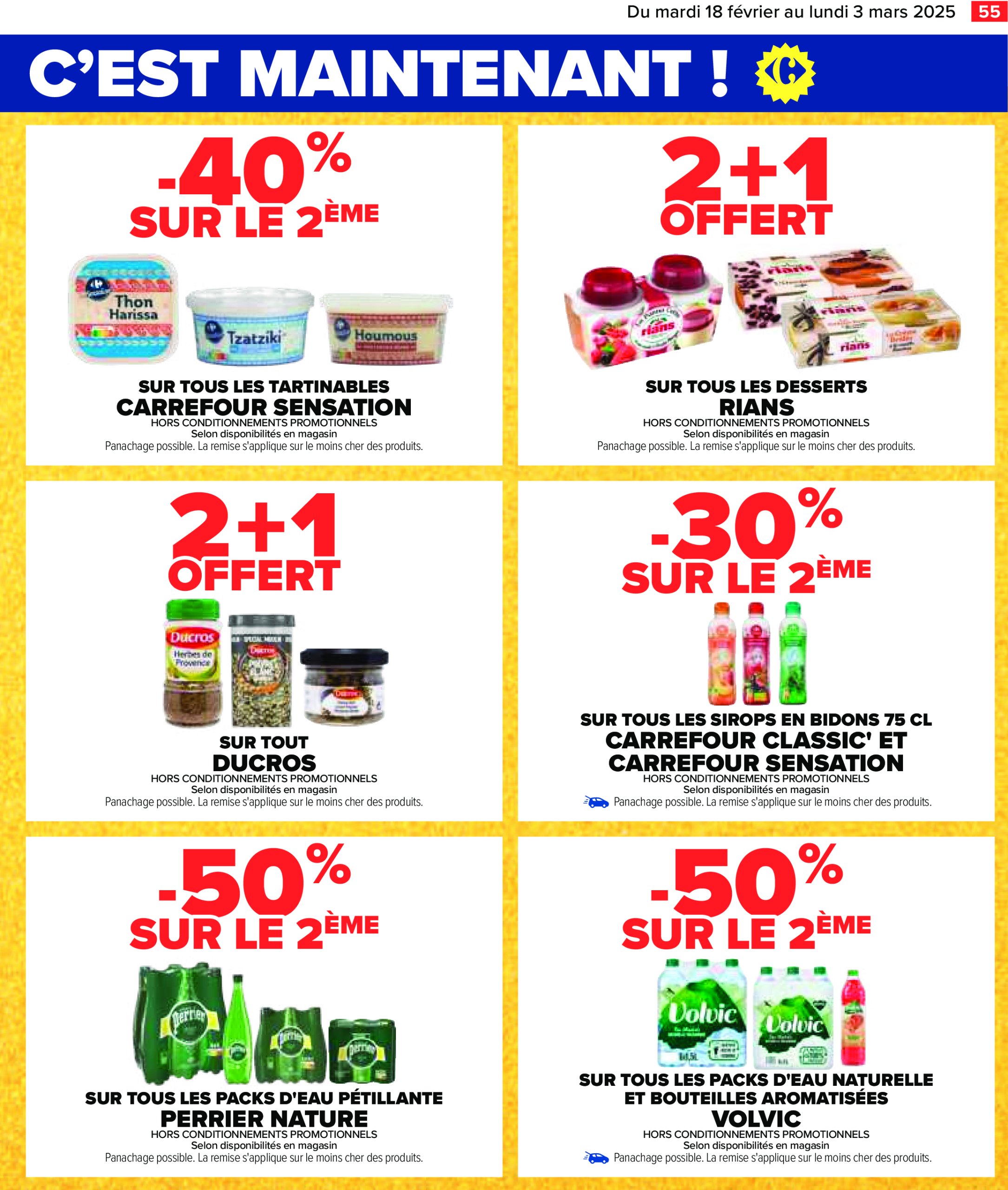 carrefour - Catalogue Carrefour valable dès 18/02 - 03/03 - page: 57