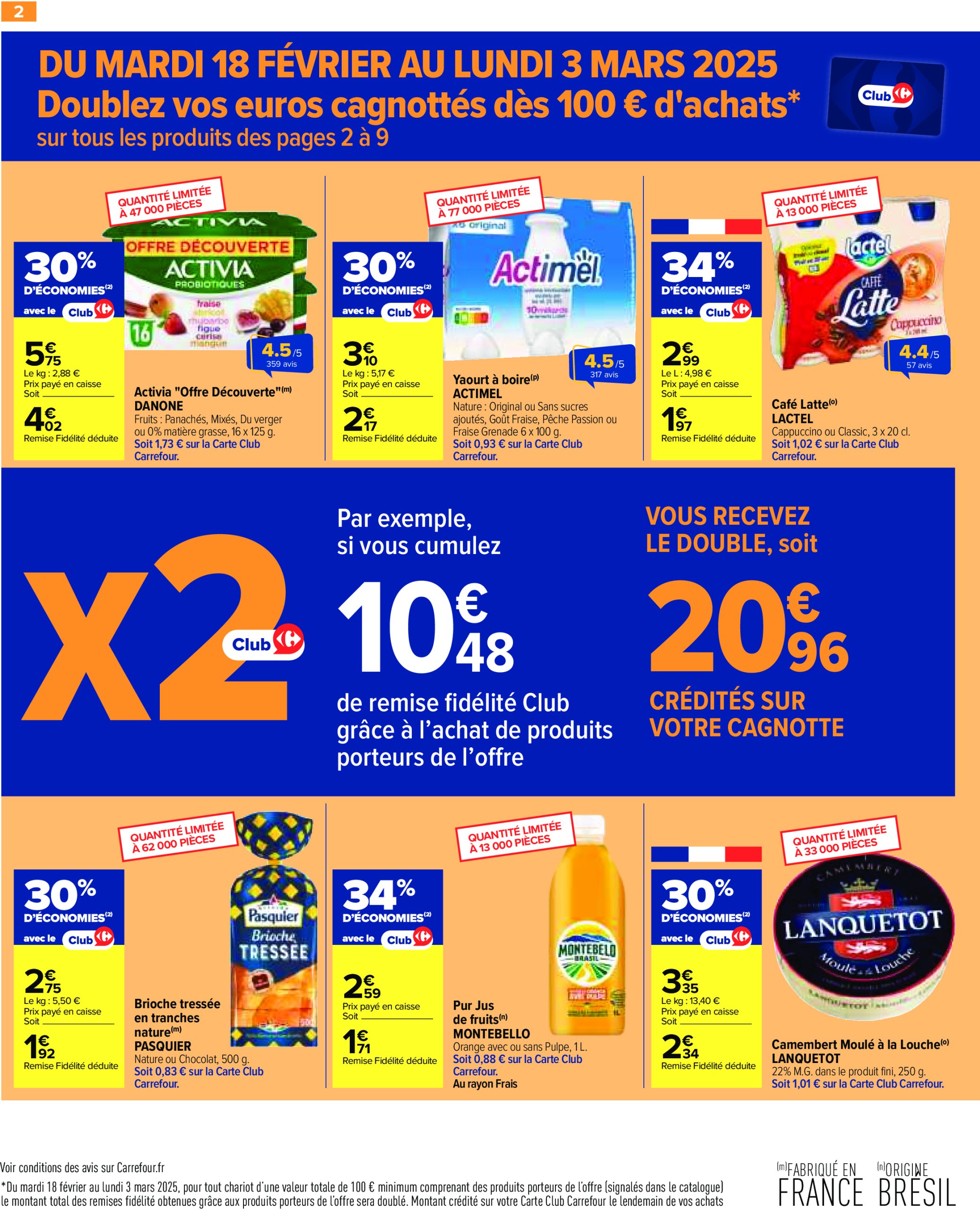 carrefour - Catalogue Carrefour valable dès 18/02 - 03/03 - page: 4