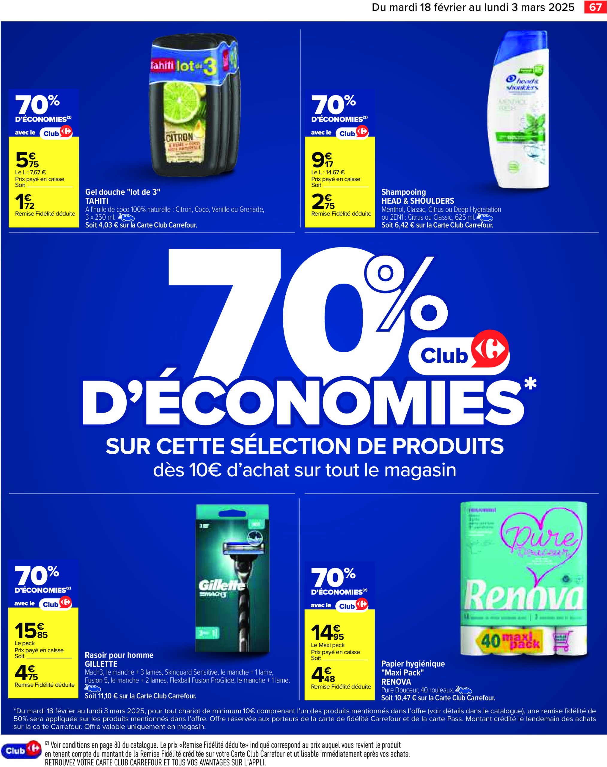 carrefour - Catalogue Carrefour valable dès 18/02 - 03/03 - page: 69