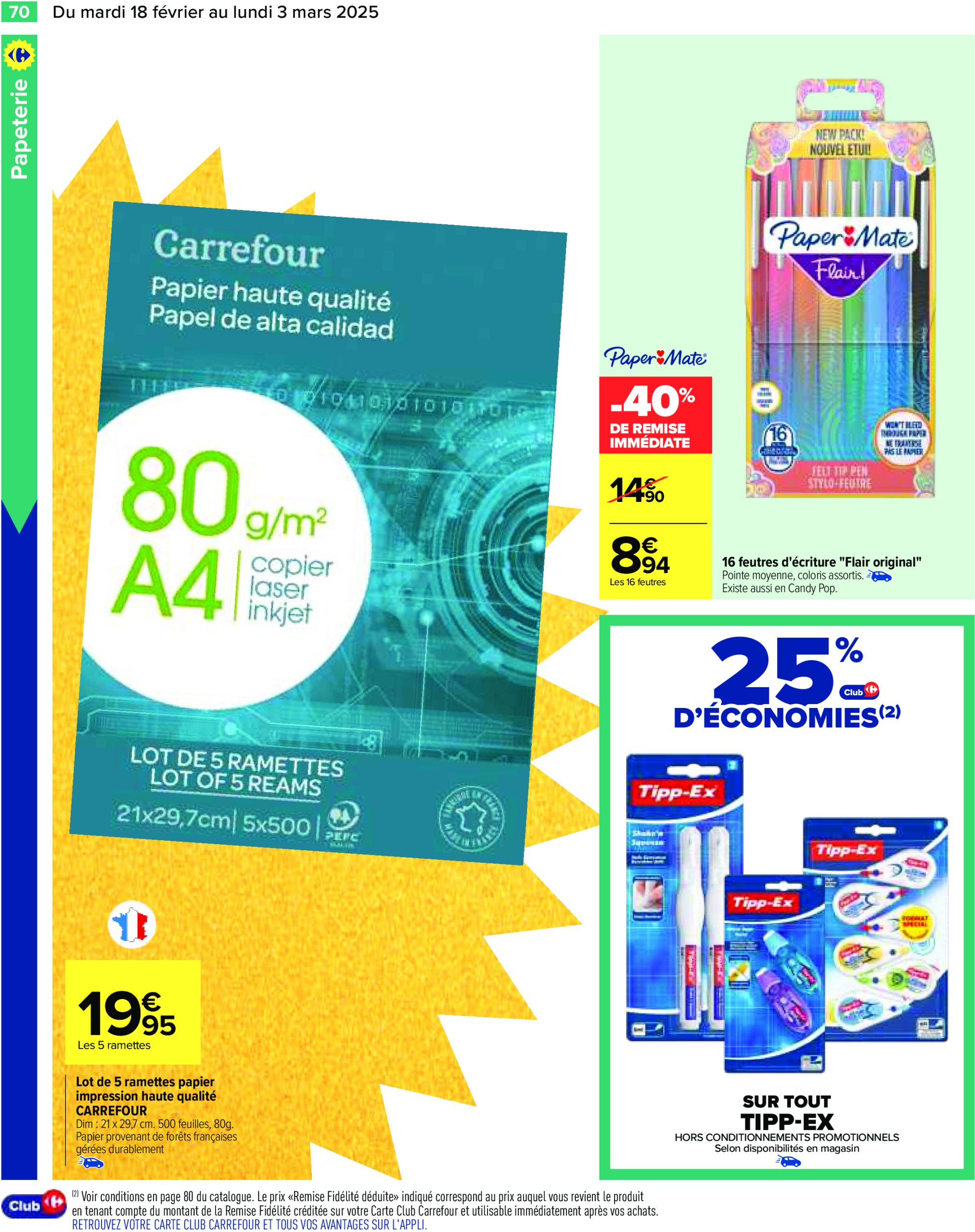 carrefour - Catalogue Carrefour valable dès 18/02 - 03/03 - page: 72