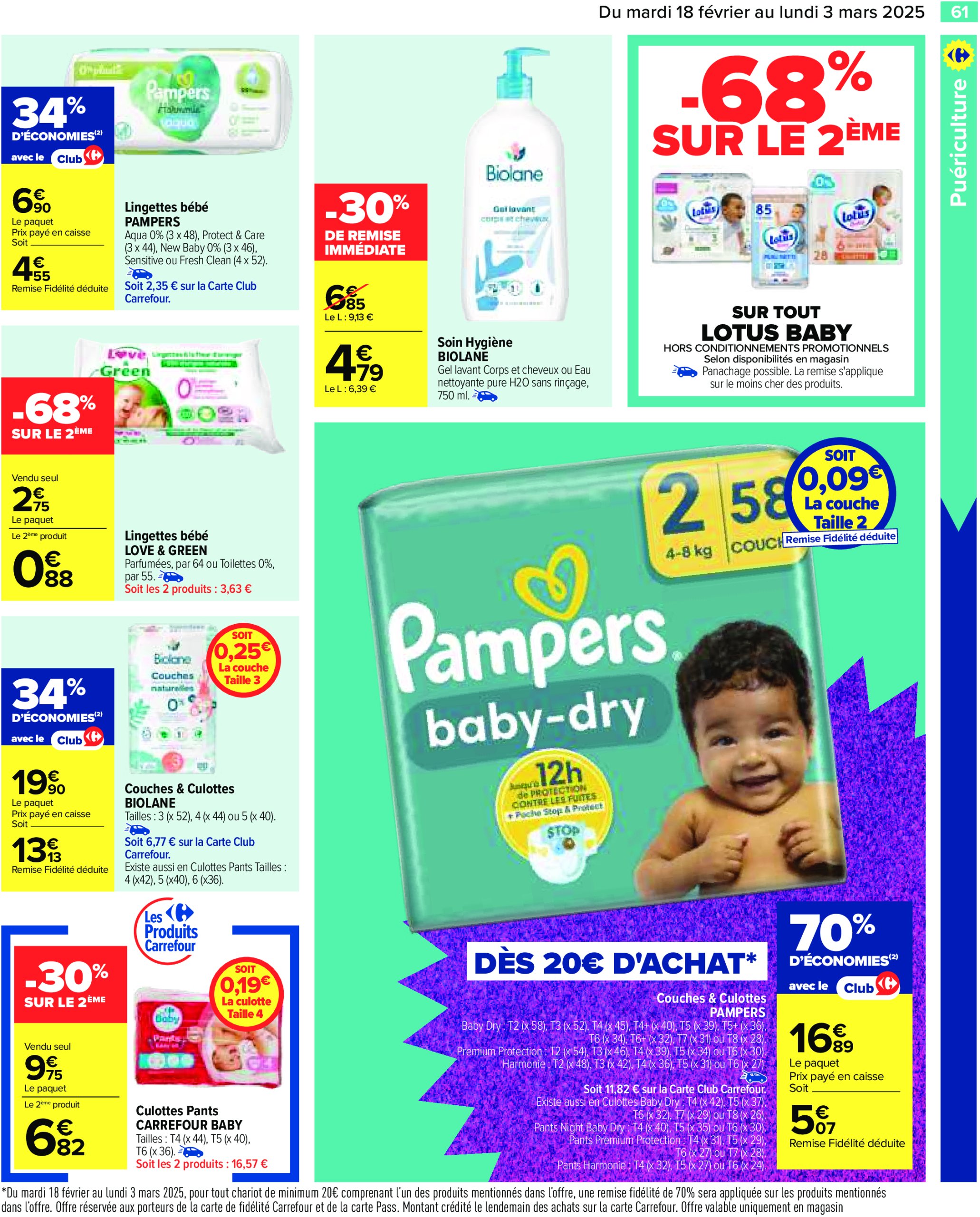 carrefour - Catalogue Carrefour valable dès 18/02 - 03/03 - page: 63