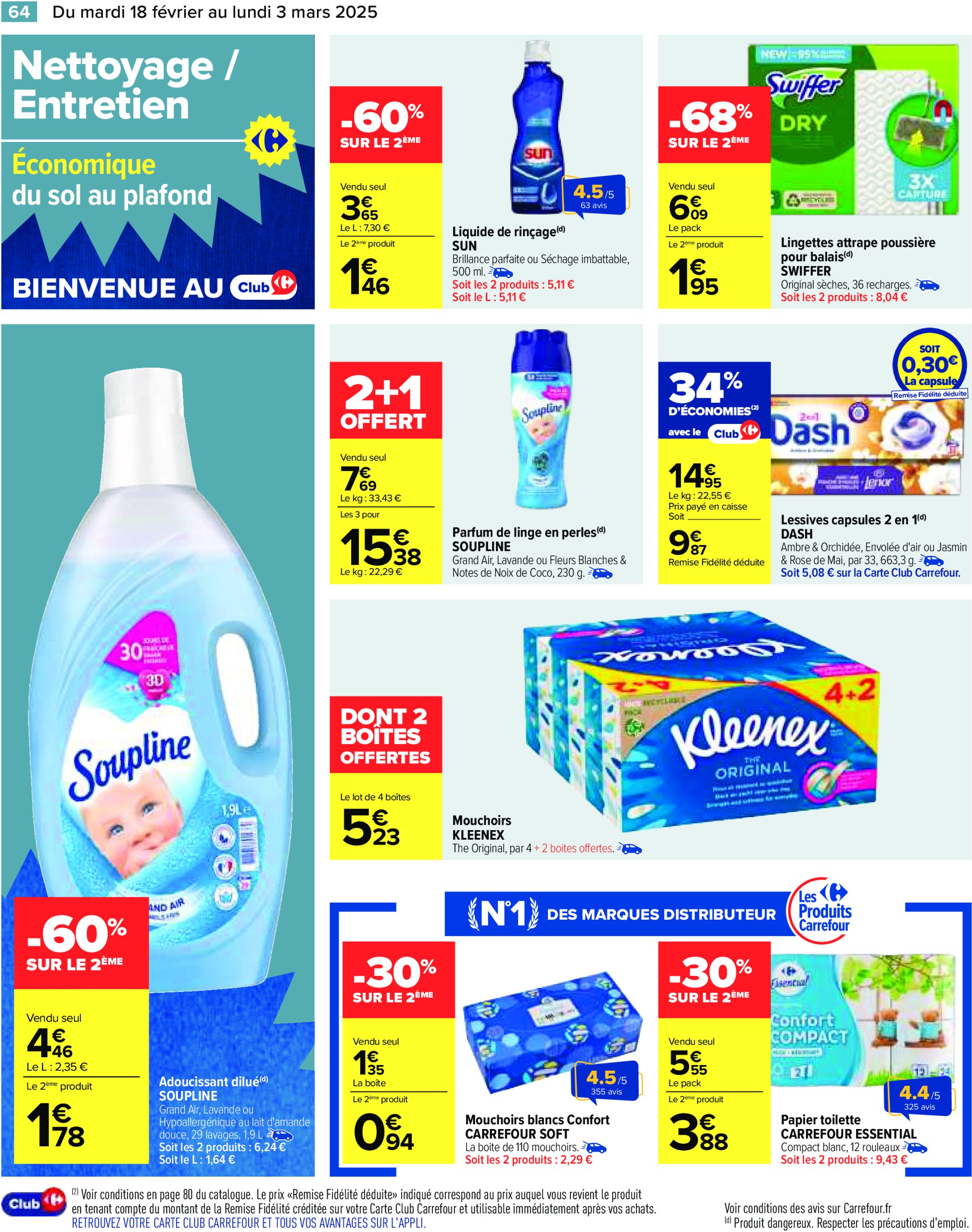 carrefour - Catalogue Carrefour valable dès 18/02 - 03/03 - page: 66