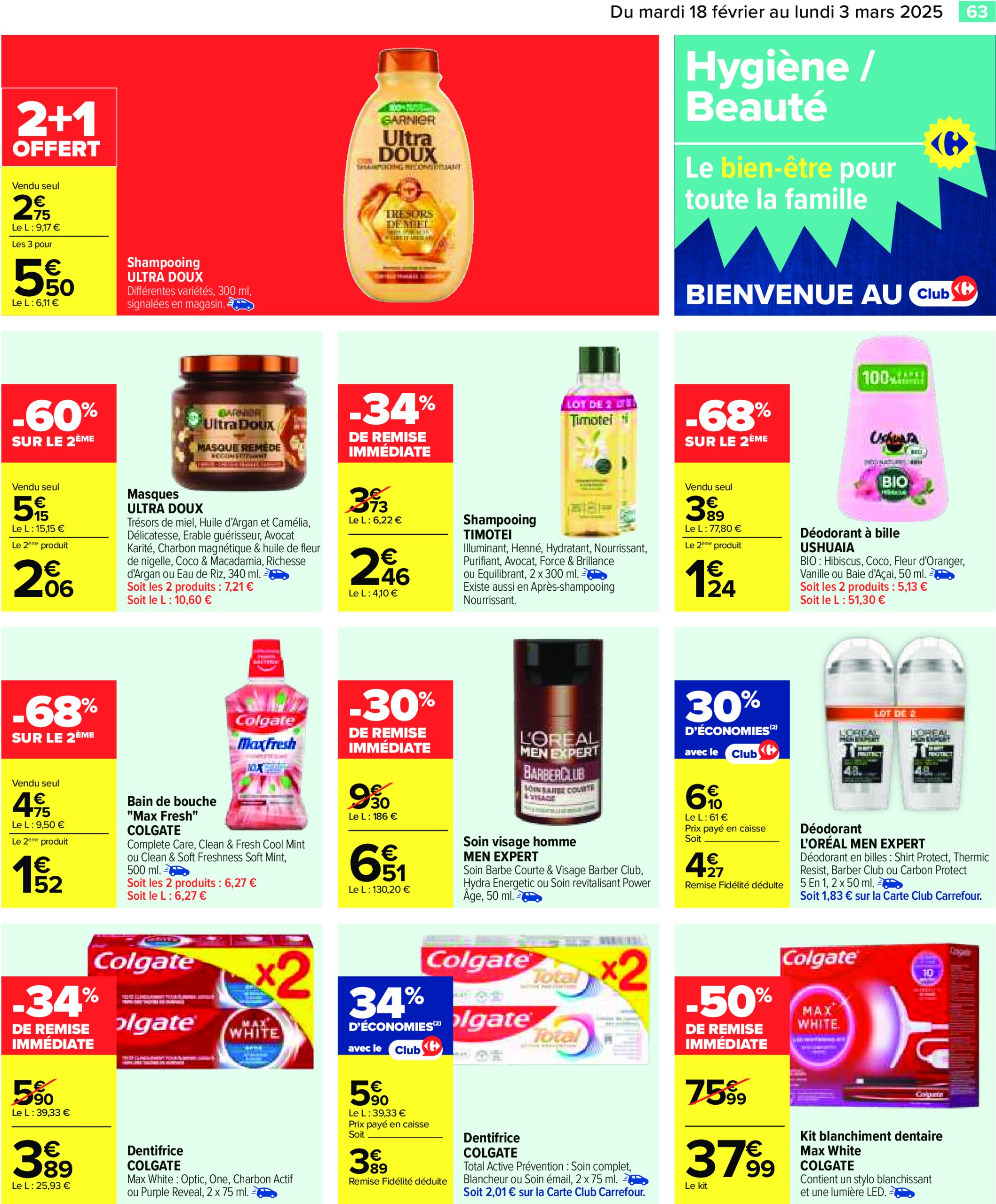 carrefour - Catalogue Carrefour valable dès 18/02 - 03/03 - page: 65