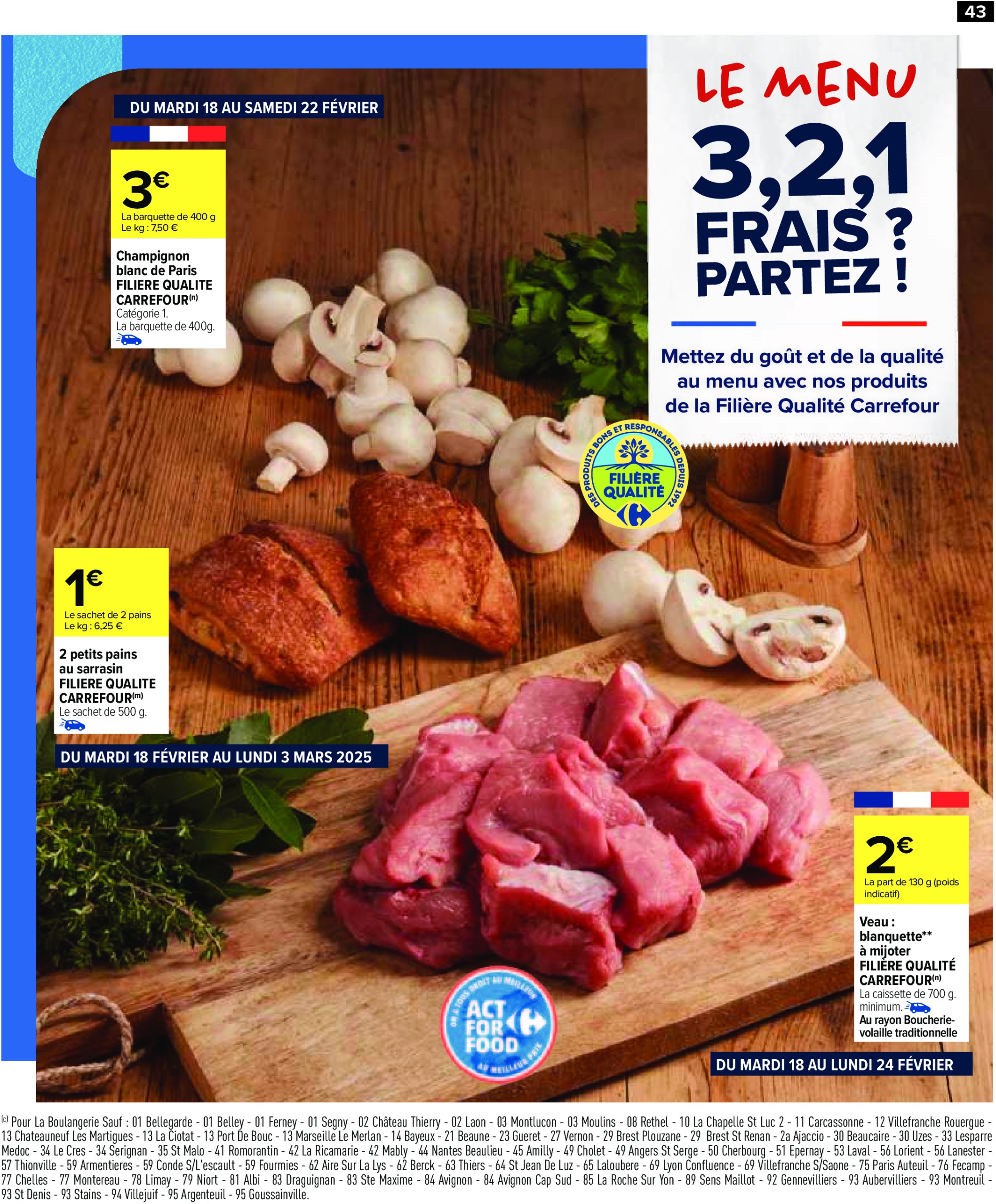 carrefour - Catalogue Carrefour valable dès 18/02 - 03/03 - page: 45