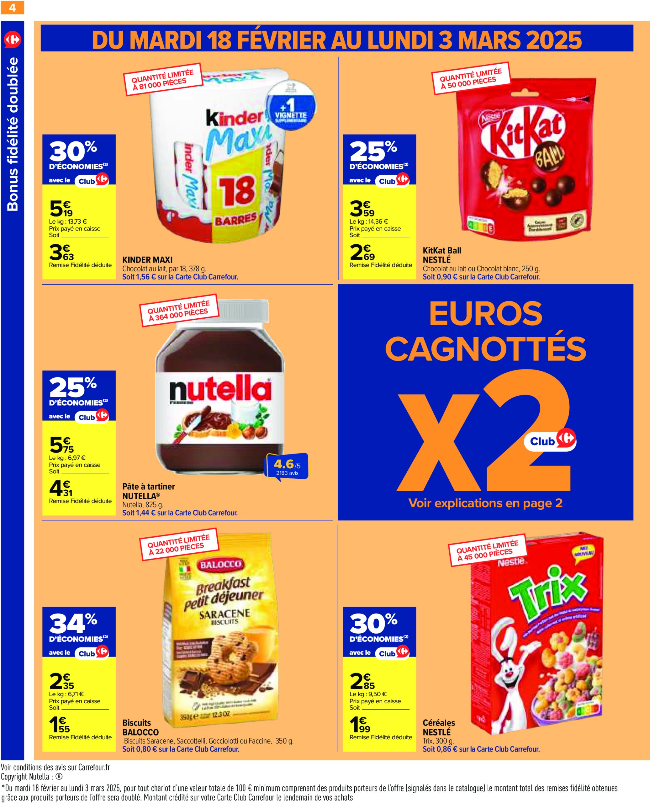 carrefour - Catalogue Carrefour valable dès 18/02 - 03/03 - page: 6