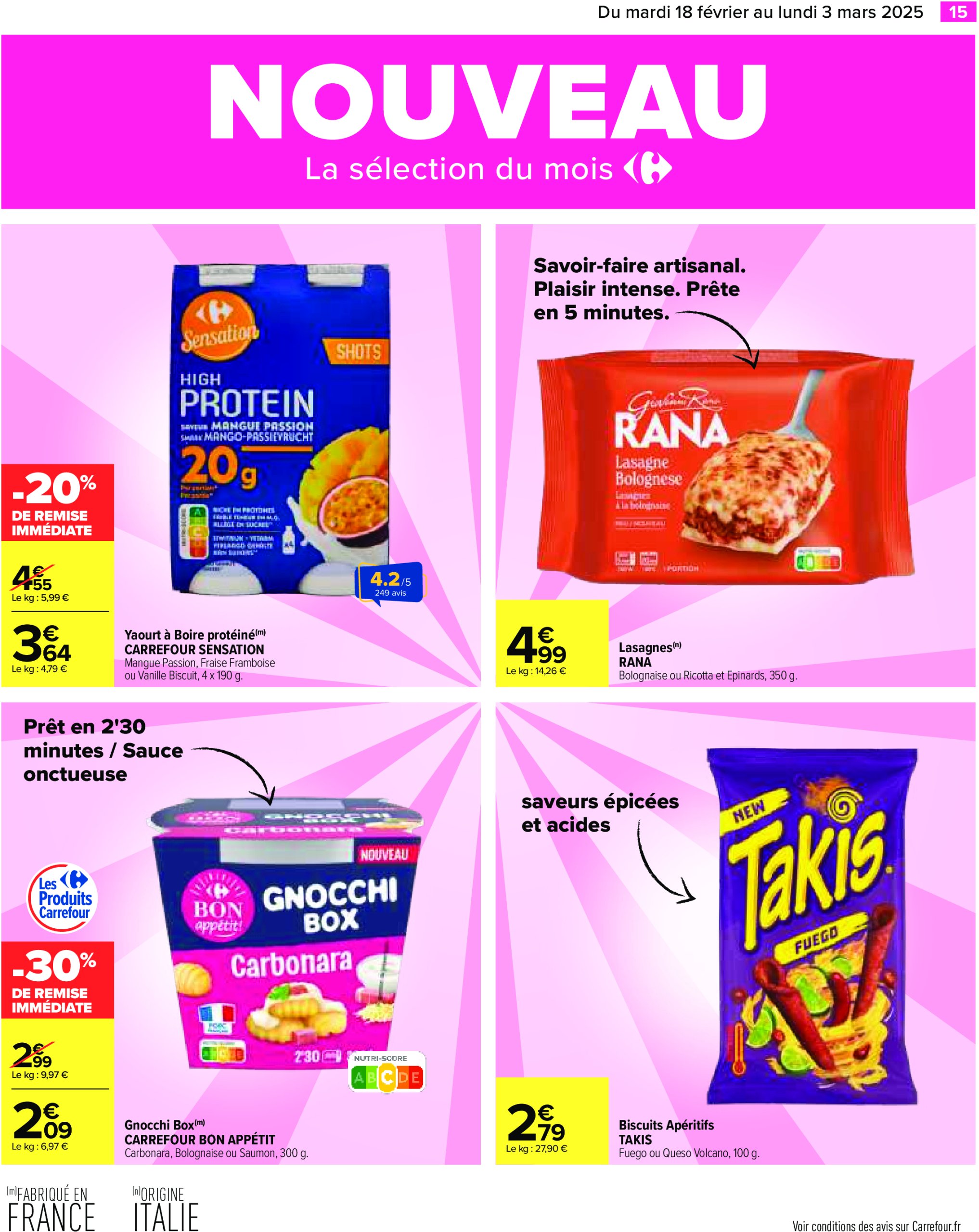 carrefour - Catalogue Carrefour valable dès 18/02 - 03/03 - page: 17