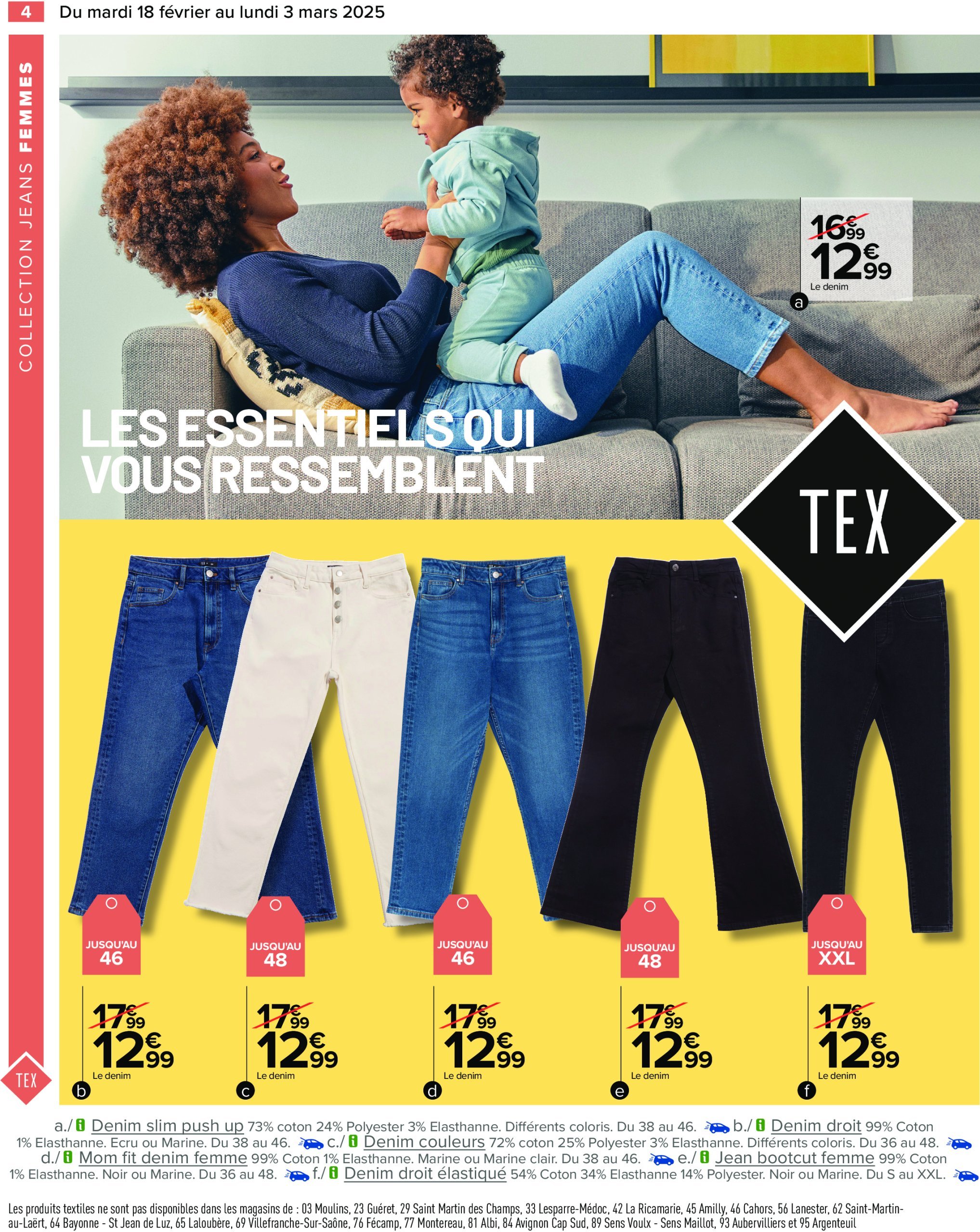 carrefour - Catalogue Carrefour - Spécial Jean valable dès 18/02 - 03/03 - page: 6