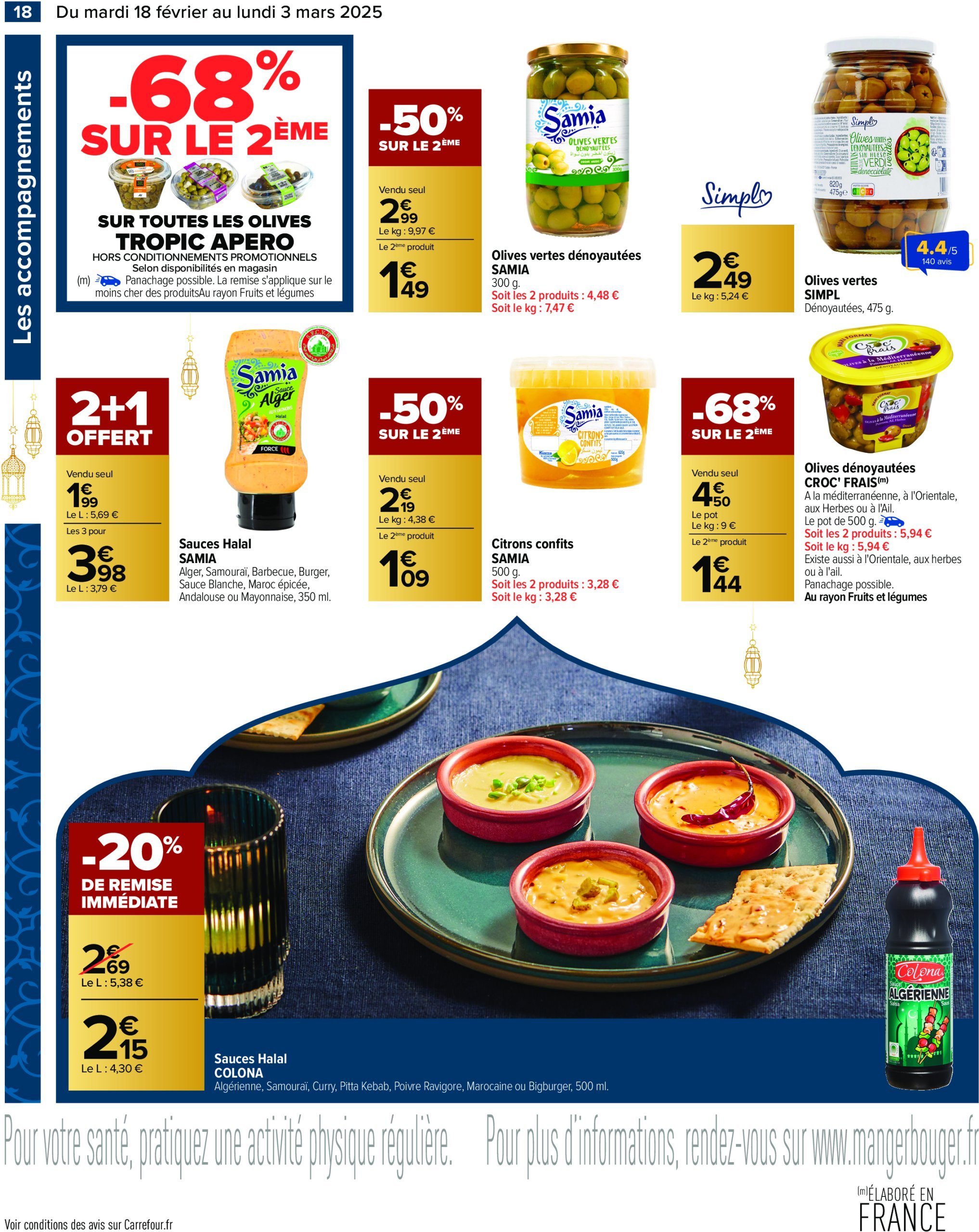 carrefour - Catalogue Carrefour - Ramadan valable dès 18/02 - 03/03 - page: 20