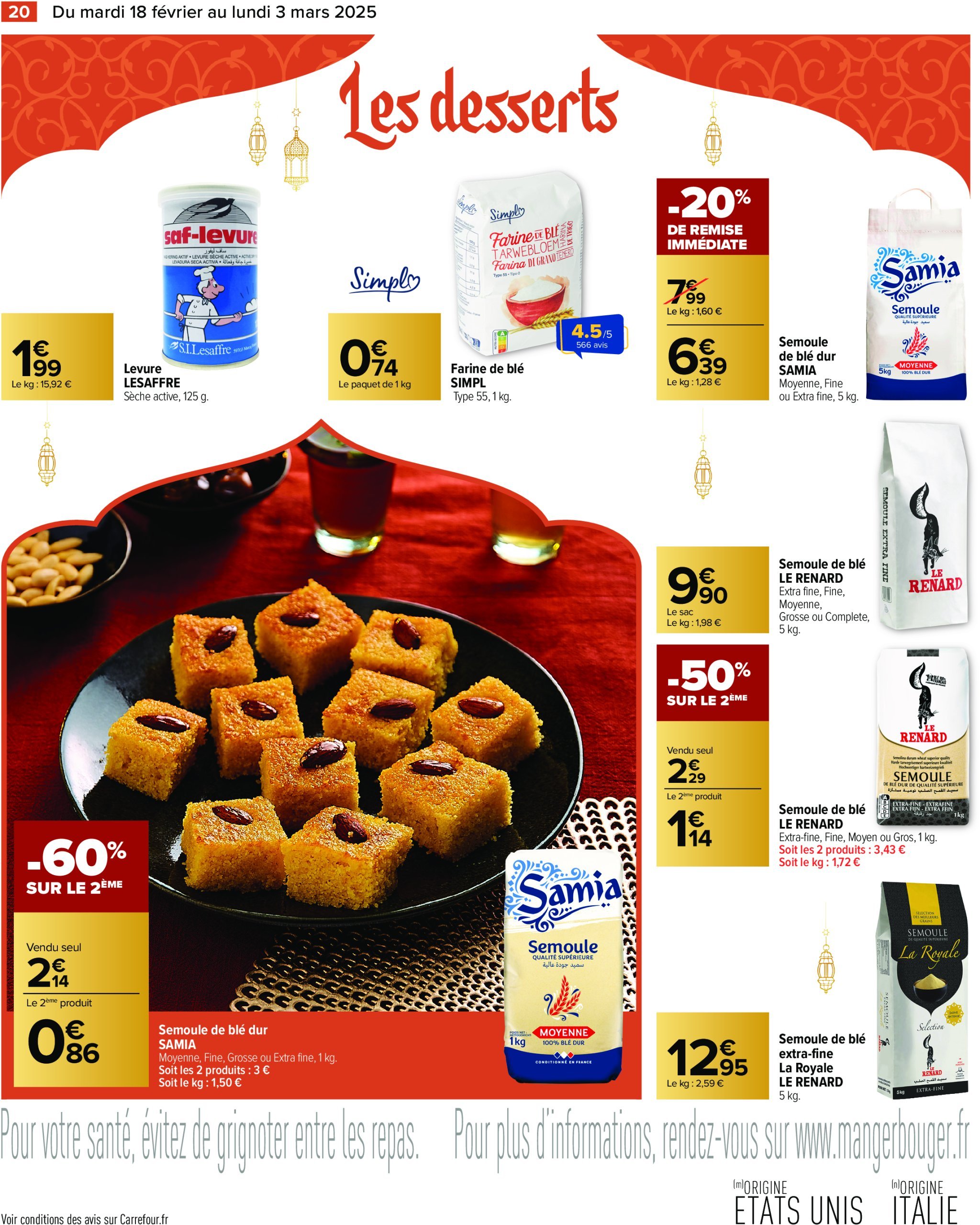 carrefour - Catalogue Carrefour - Ramadan valable dès 18/02 - 03/03 - page: 22