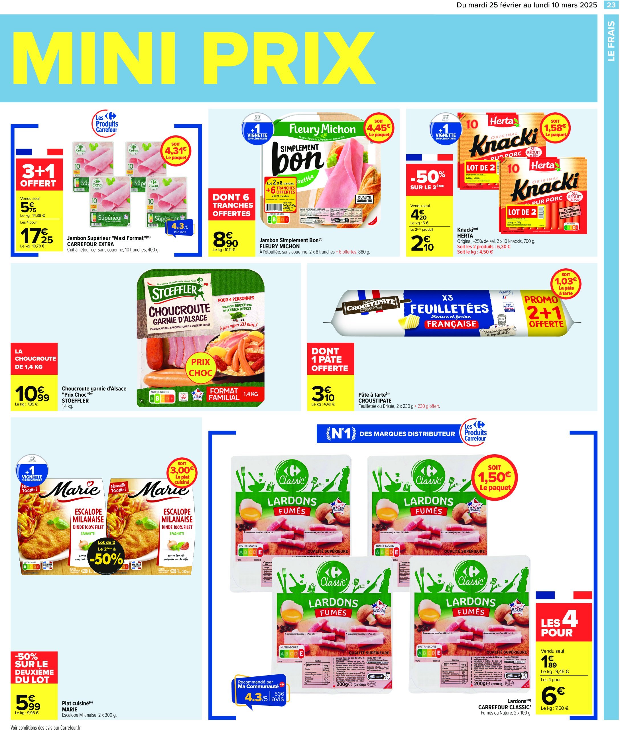 carrefour - Catalogue Carrefour - Maxi Format valable dès 25/02 - 10/03 - page: 25