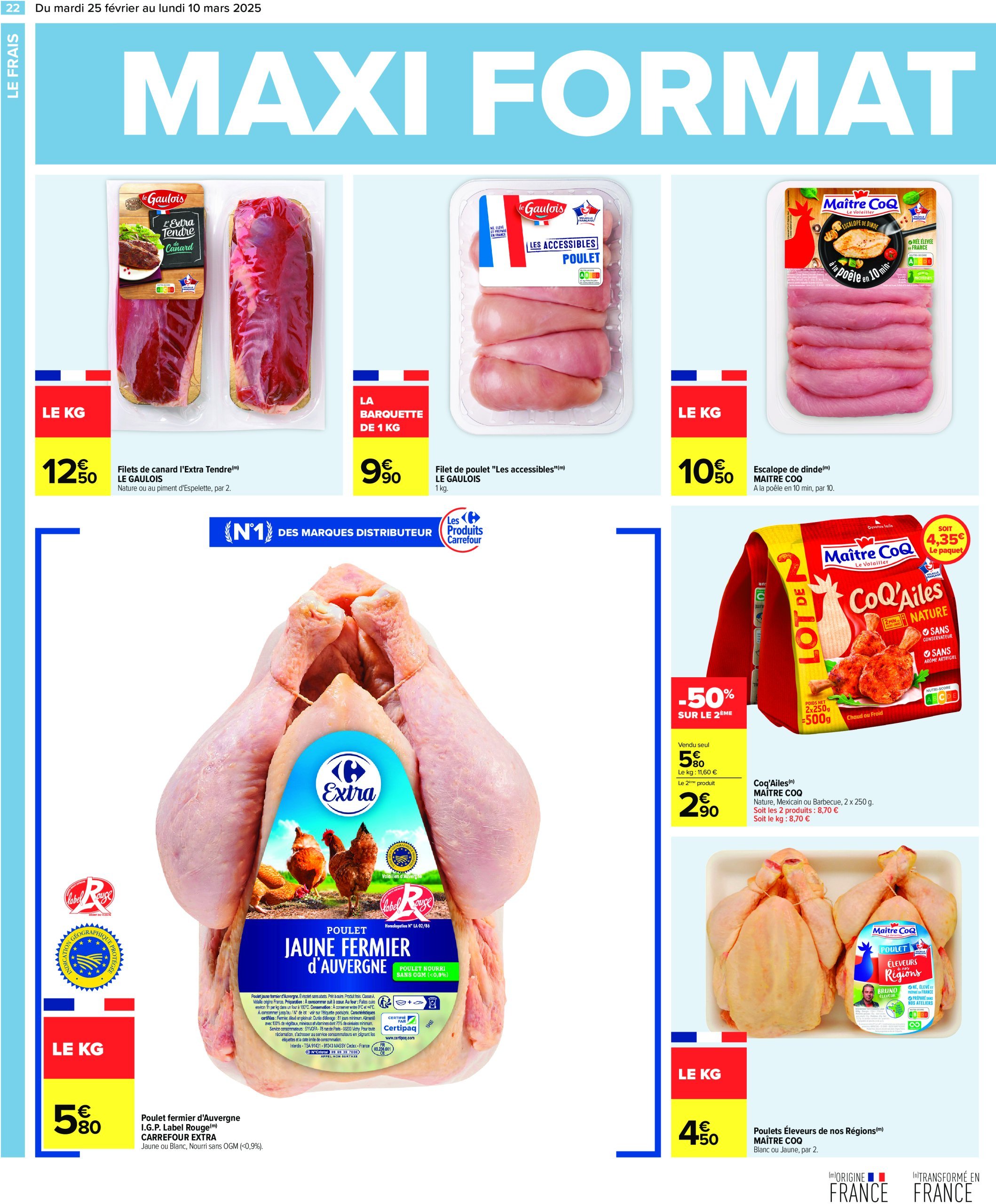 carrefour - Catalogue Carrefour - Maxi Format valable dès 25/02 - 10/03 - page: 24