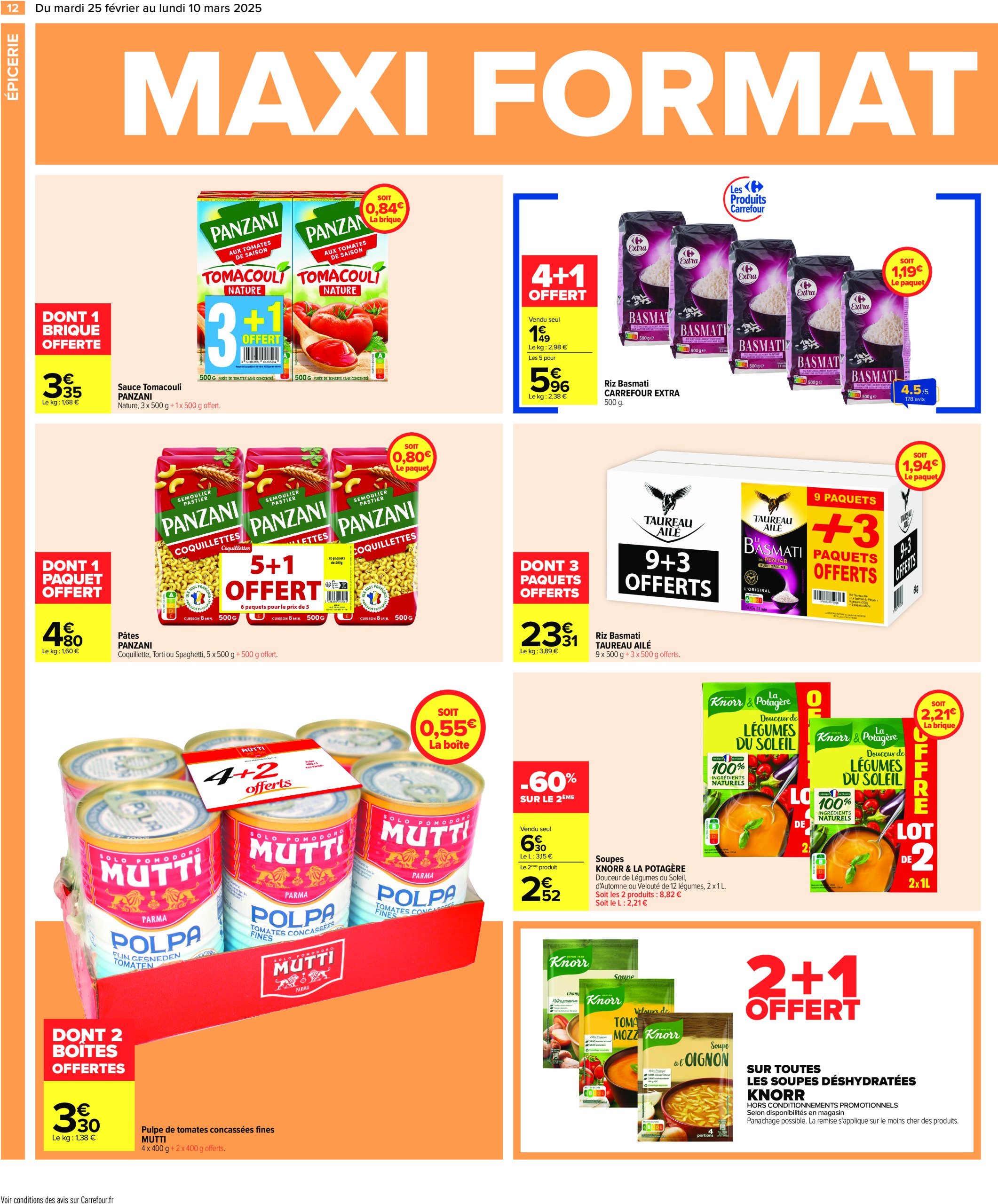 carrefour - Catalogue Carrefour - Maxi Format valable dès 25/02 - 10/03 - page: 14