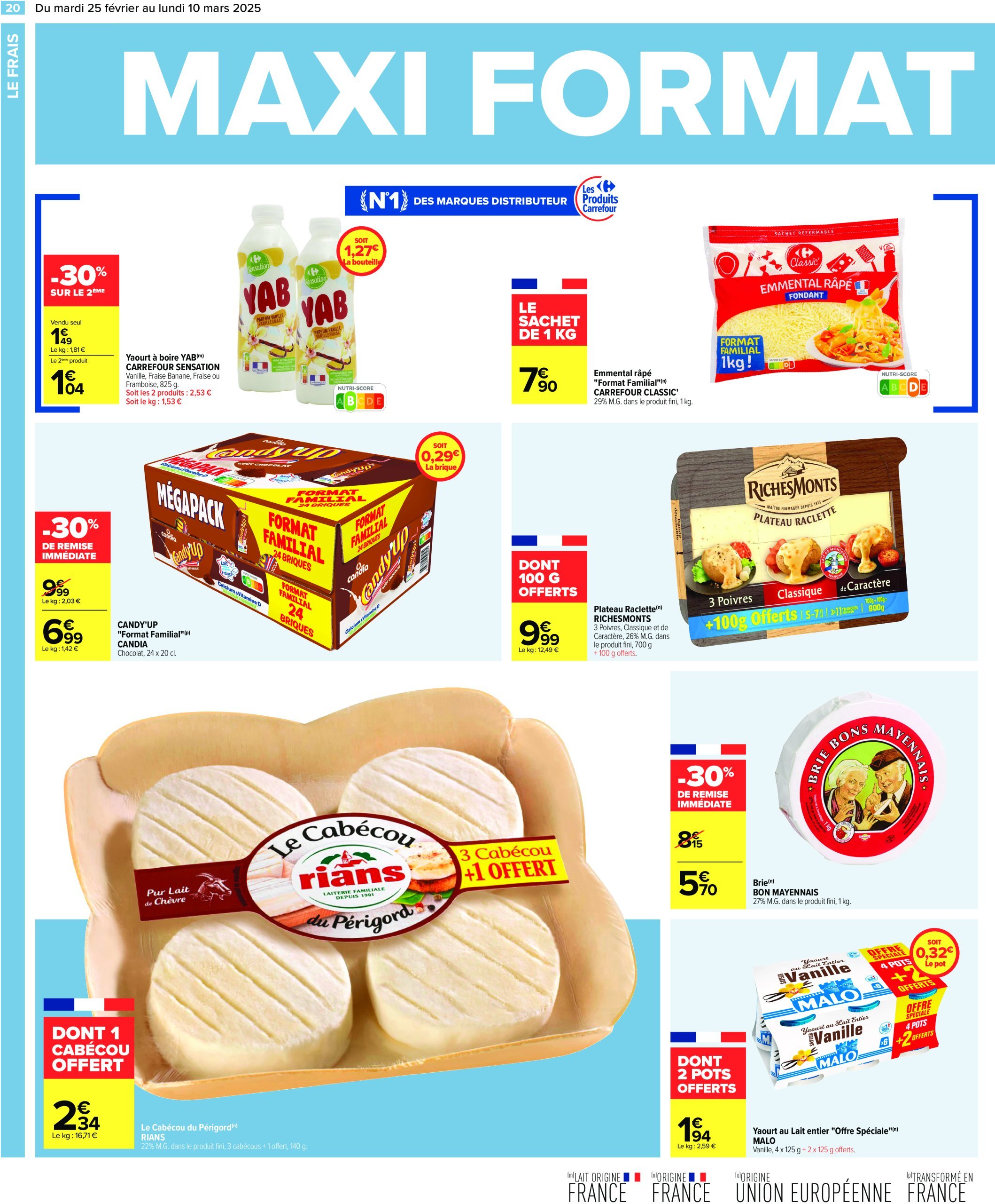 carrefour - Catalogue Carrefour - Maxi Format valable dès 25/02 - 10/03 - page: 22