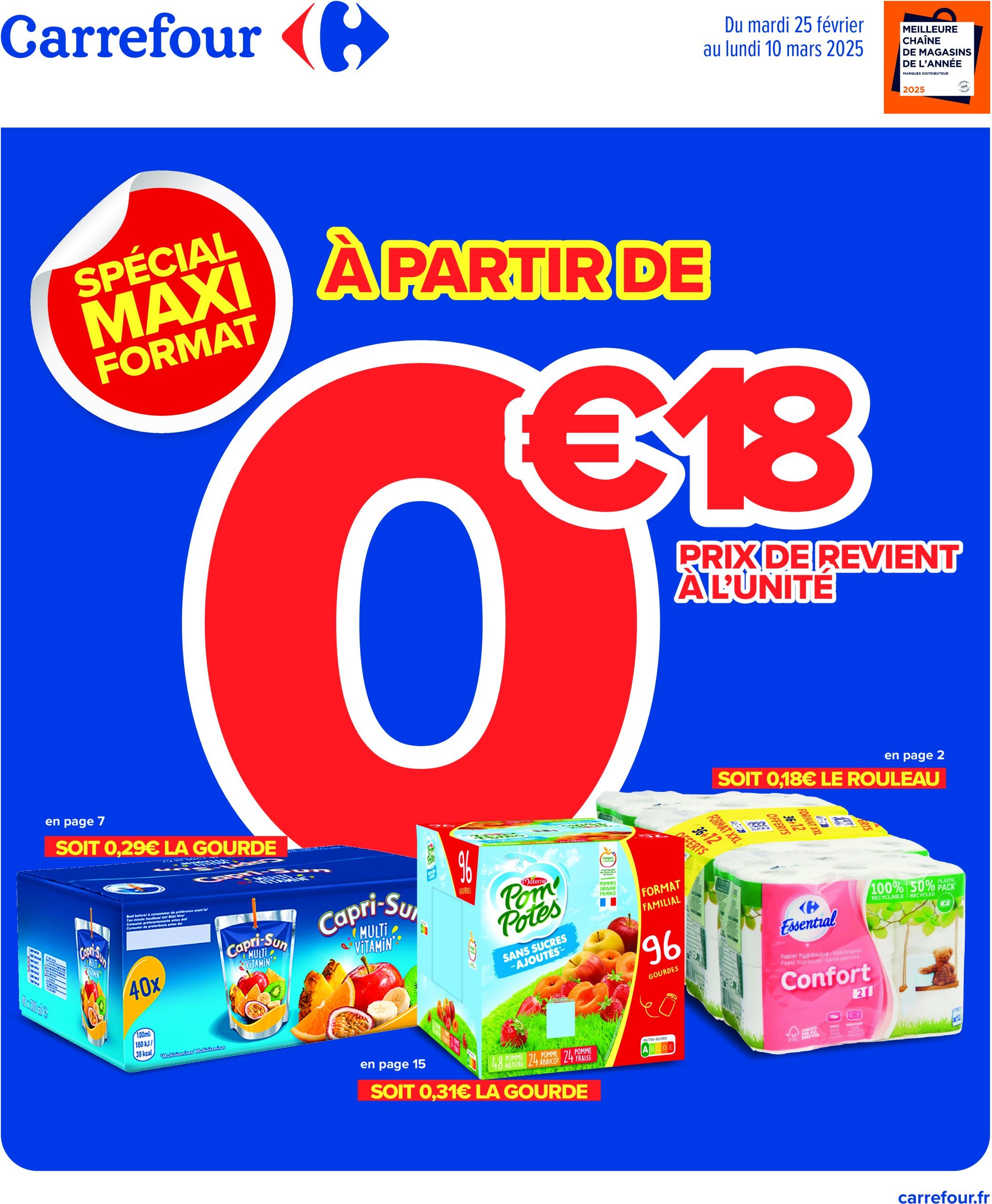 carrefour - Catalogue Carrefour - Maxi Format valable dès 25/02 - 10/03