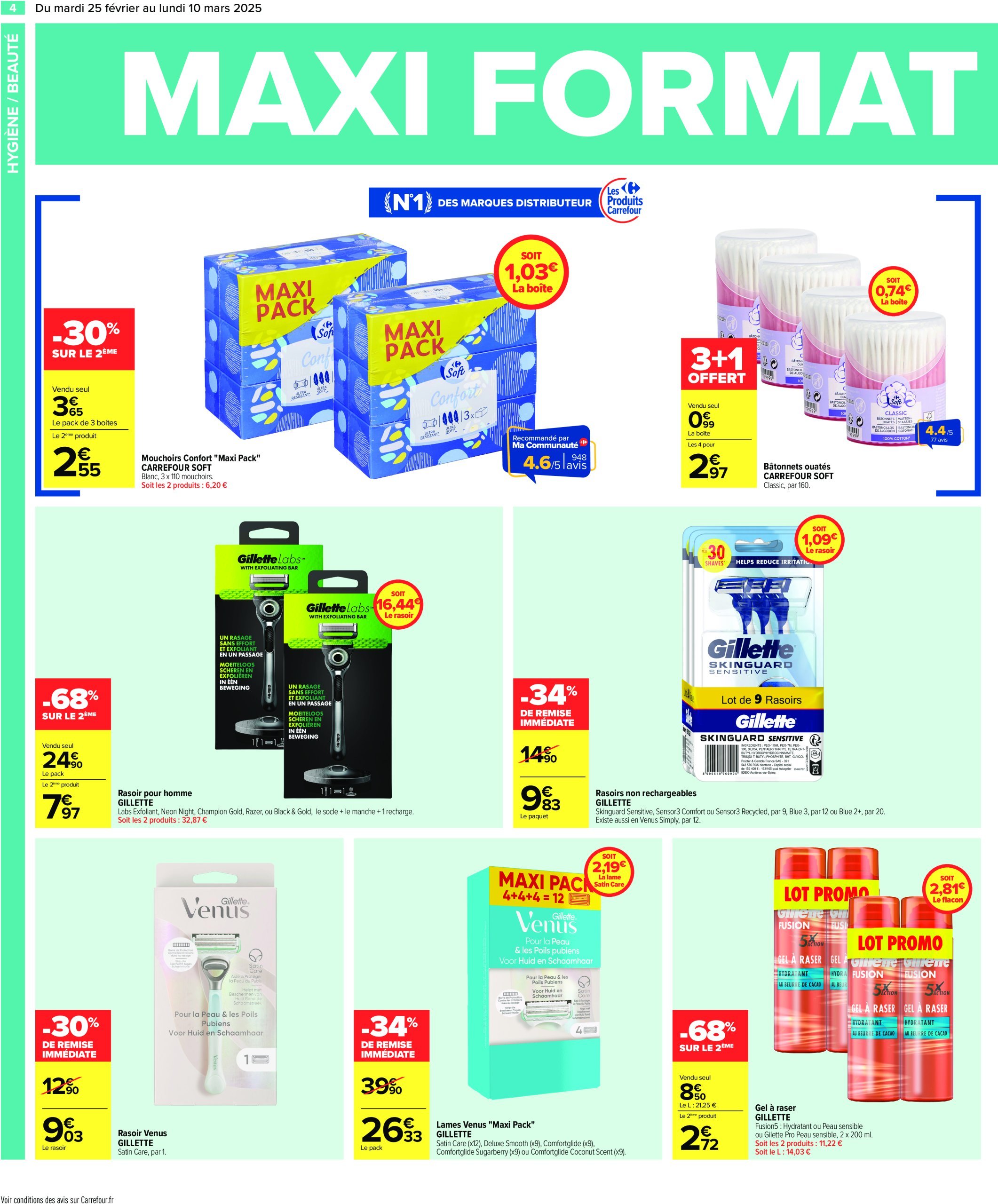 carrefour - Catalogue Carrefour - Maxi Format valable dès 25/02 - 10/03 - page: 6