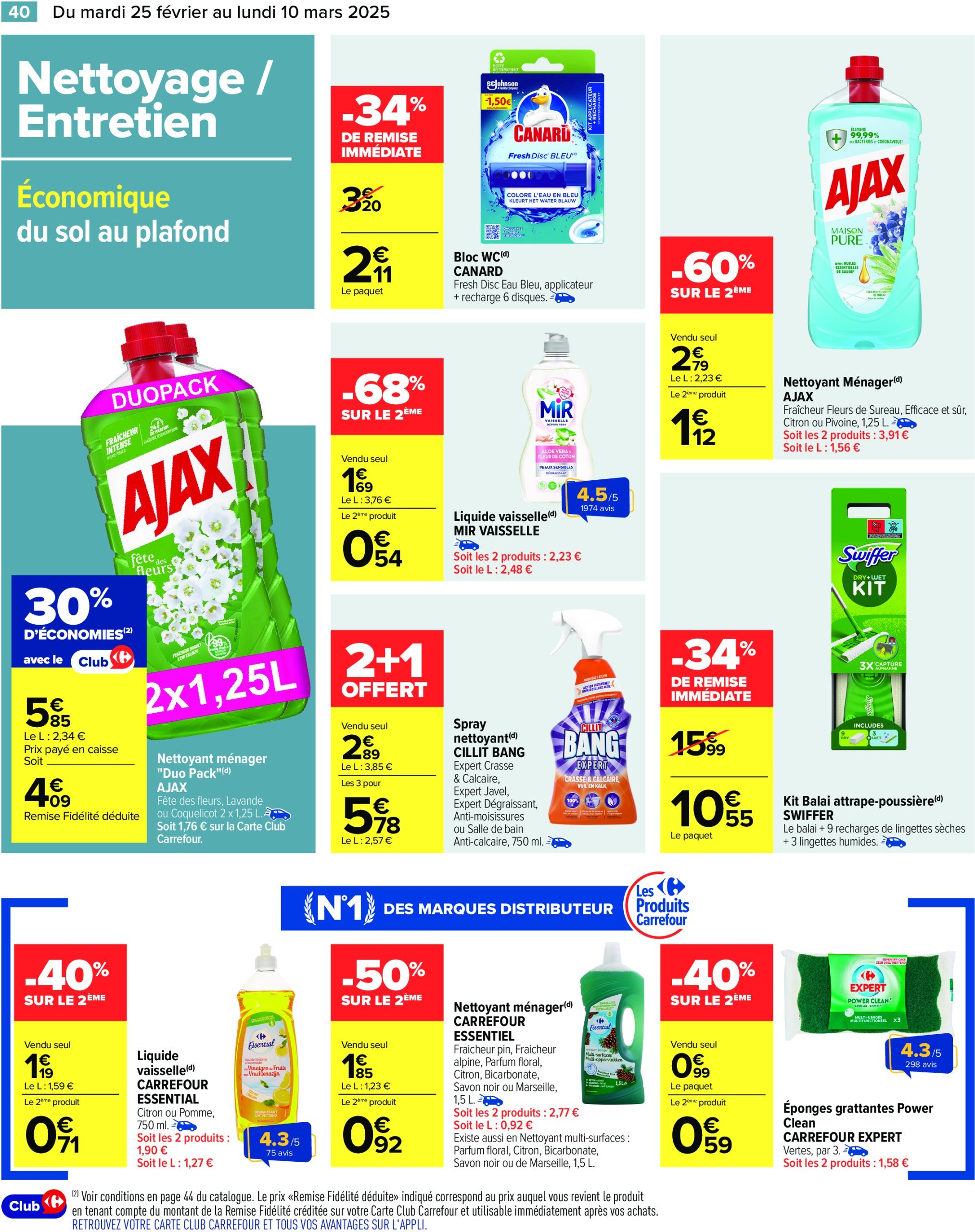 carrefour - Catalogue Carrefour valable dès 25/02 - 10/03 - page: 42