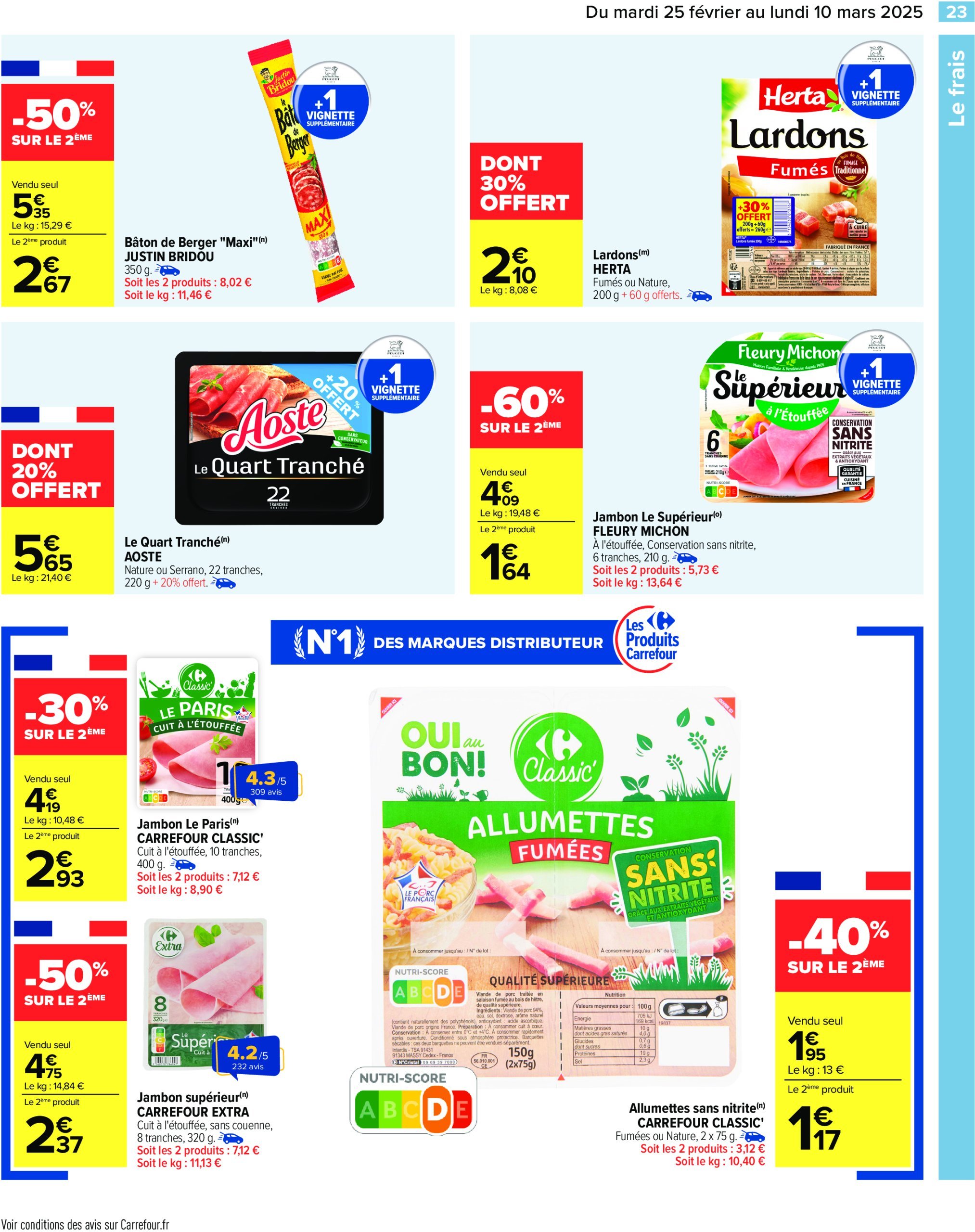 carrefour - Catalogue Carrefour valable dès 25/02 - 10/03 - page: 25