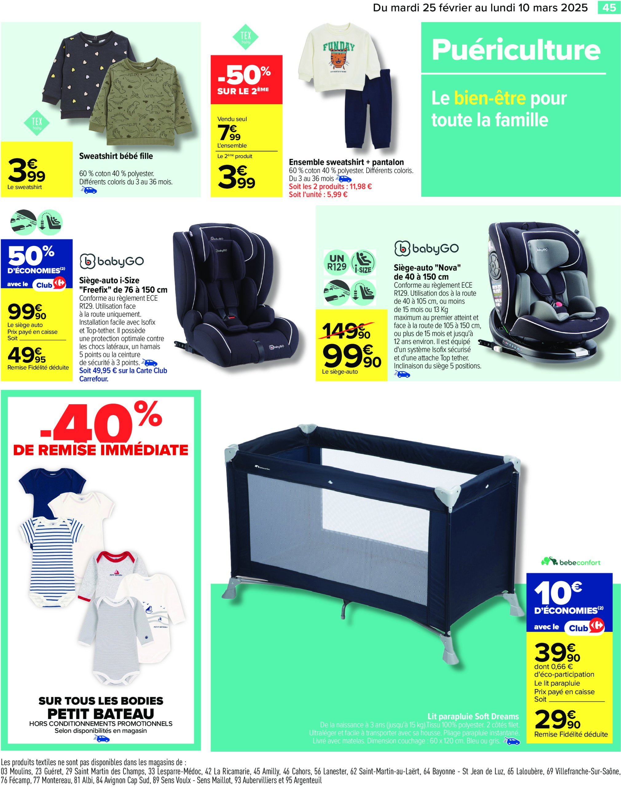 carrefour - Catalogue Carrefour valable dès 25/02 - 10/03 - page: 47