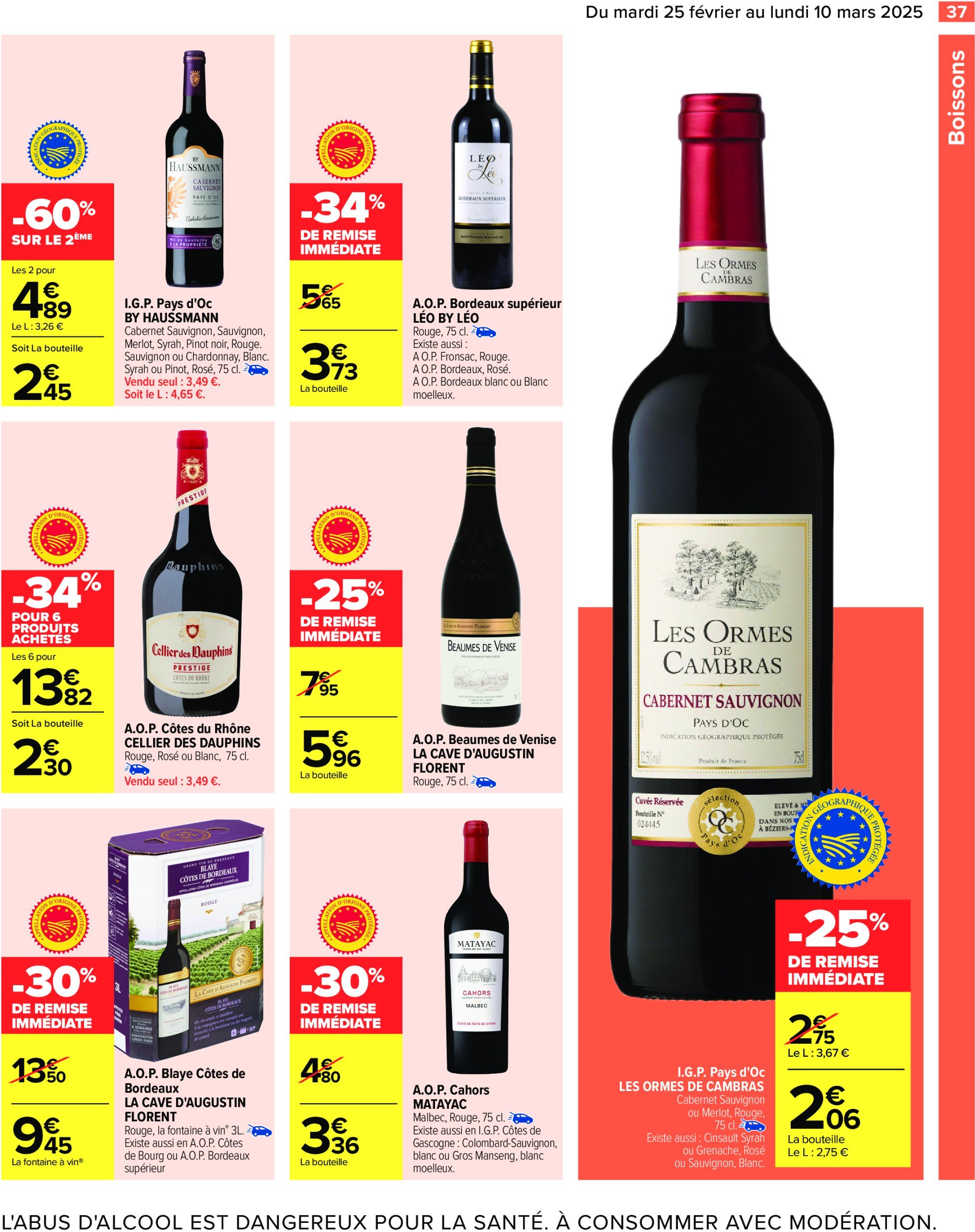 carrefour - Catalogue Carrefour valable dès 25/02 - 10/03 - page: 39