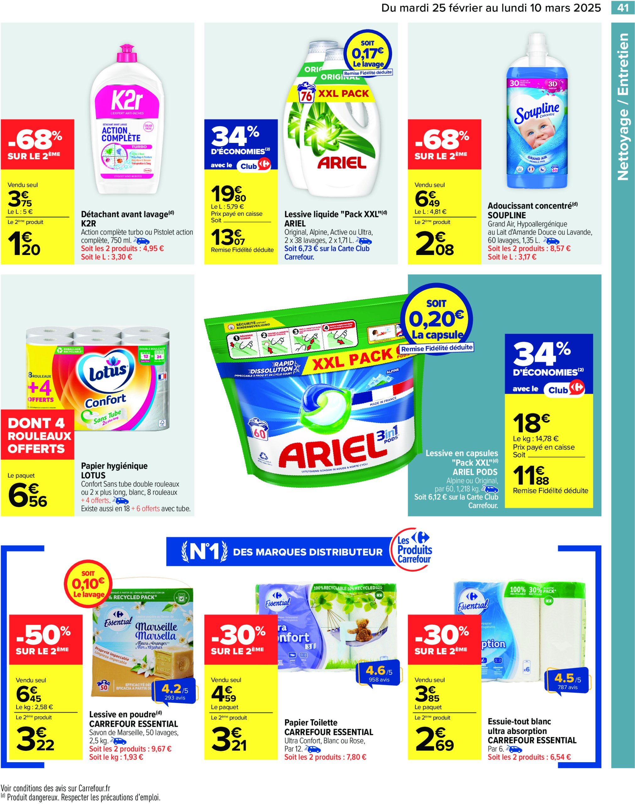 carrefour - Catalogue Carrefour valable dès 25/02 - 10/03 - page: 43